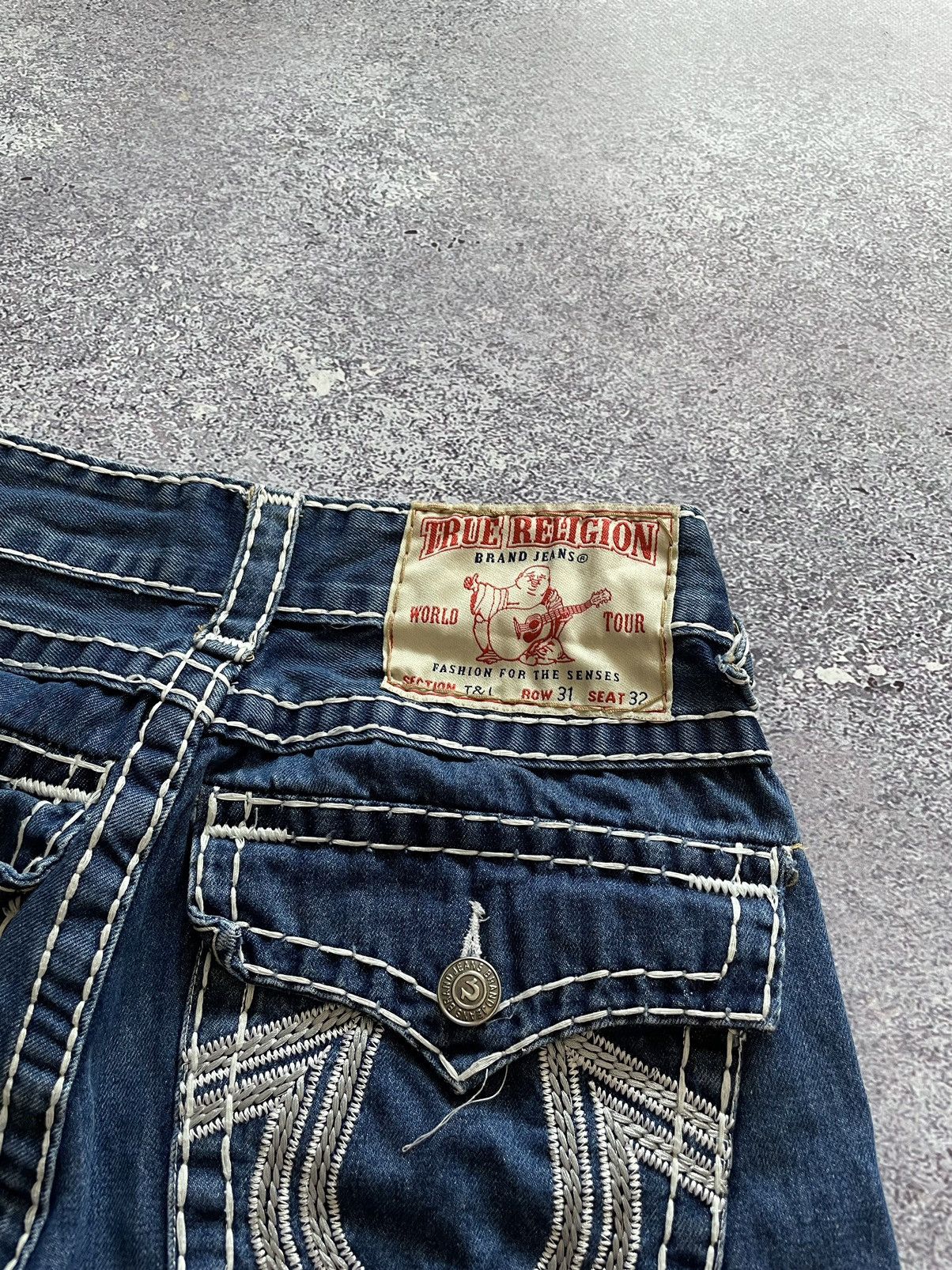 Other True Religion Shorts Denim Vintage Made In USA Size US 31 - 4 Thumbnail