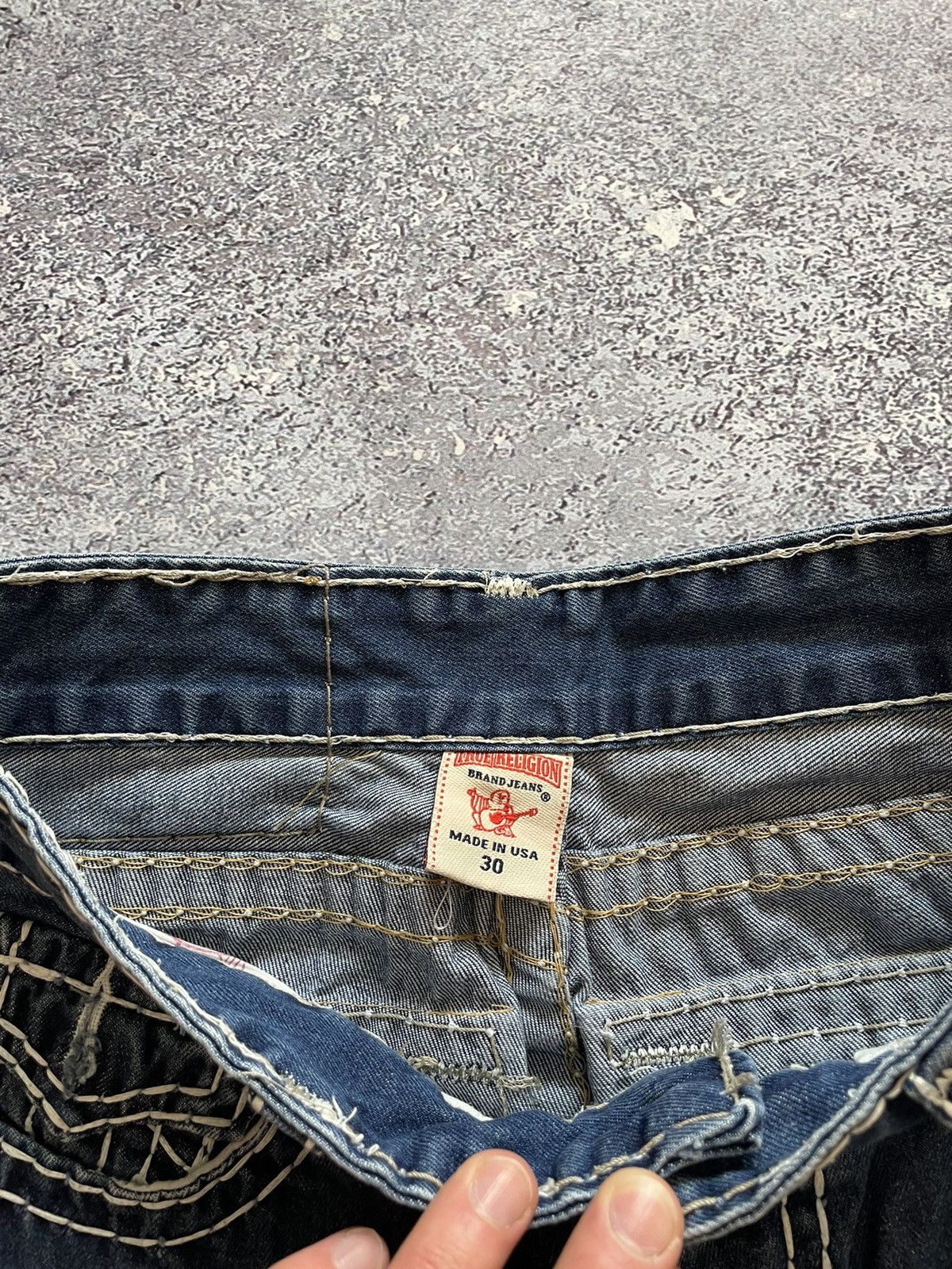 Other True Religion Shorts Denim Vintage Made In USA Size US 31 - 9 Thumbnail