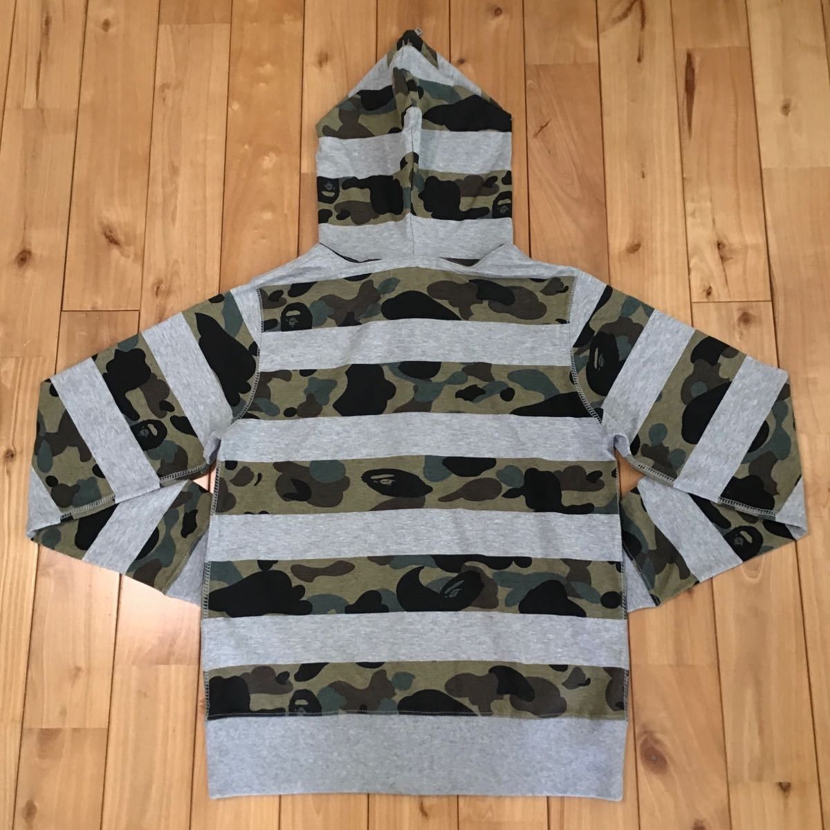 Bape BAPE 1st camo × gray border full zip hoodie a bathing ape Size US S / EU 44-46 / 1 - 4 Thumbnail