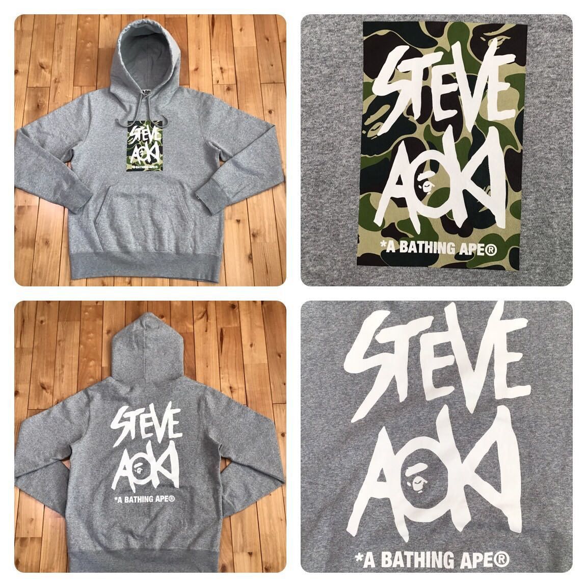 Bape BAPE × STEVE AOKI ★ ABC camo PULLOVER HOODIE Size US L / EU 52-54 / 3 - 1 Thumbnail