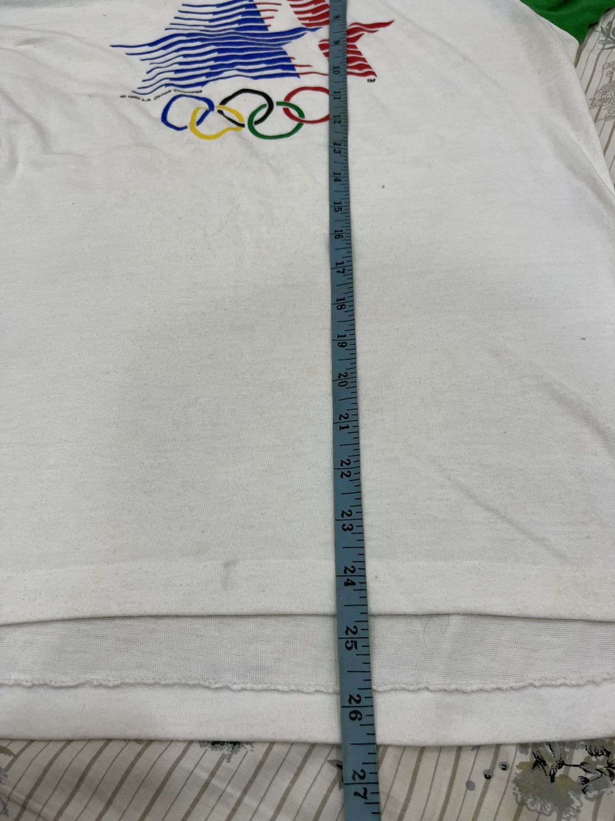 USA Olympics E. VINTAGE LEVIS OLYMPIC LA 3QUARTER TSHIRT Size US M / EU 48-50 / 2 - 15 Thumbnail