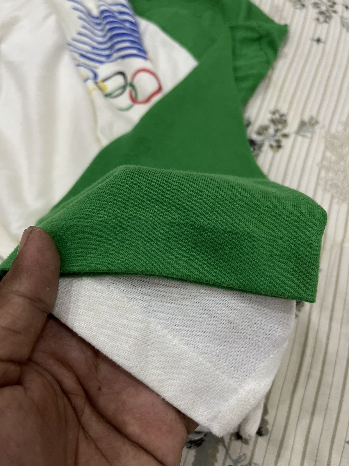 USA Olympics E. VINTAGE LEVIS OLYMPIC LA 3QUARTER TSHIRT Size US M / EU 48-50 / 2 - 14 Thumbnail