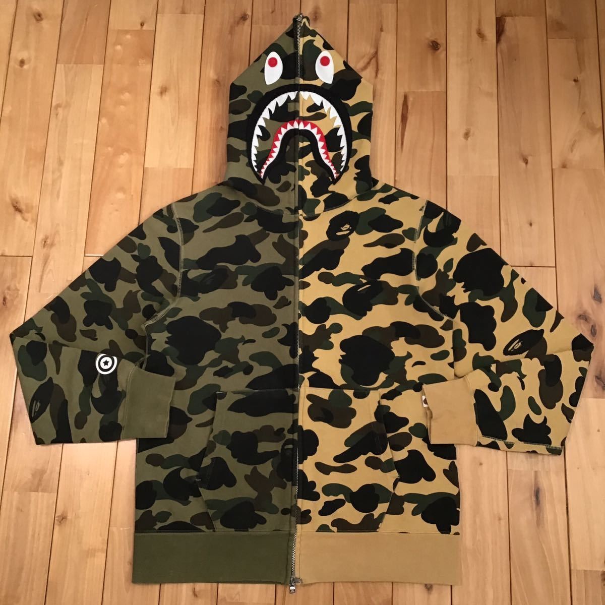 Bape BAPE 1st camo Separate shark full zip hoodie | Grailed