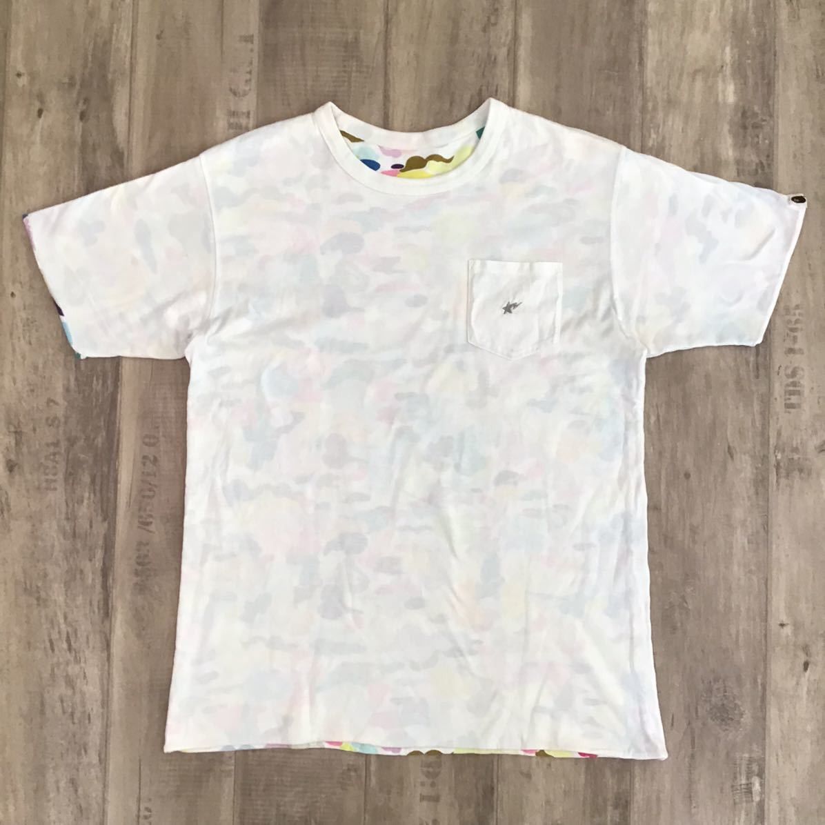 Bape 🔥reversible🔥 Multi camo T-shirt vintage NIGO Size US L / EU 52-54 / 3 - 3 Thumbnail