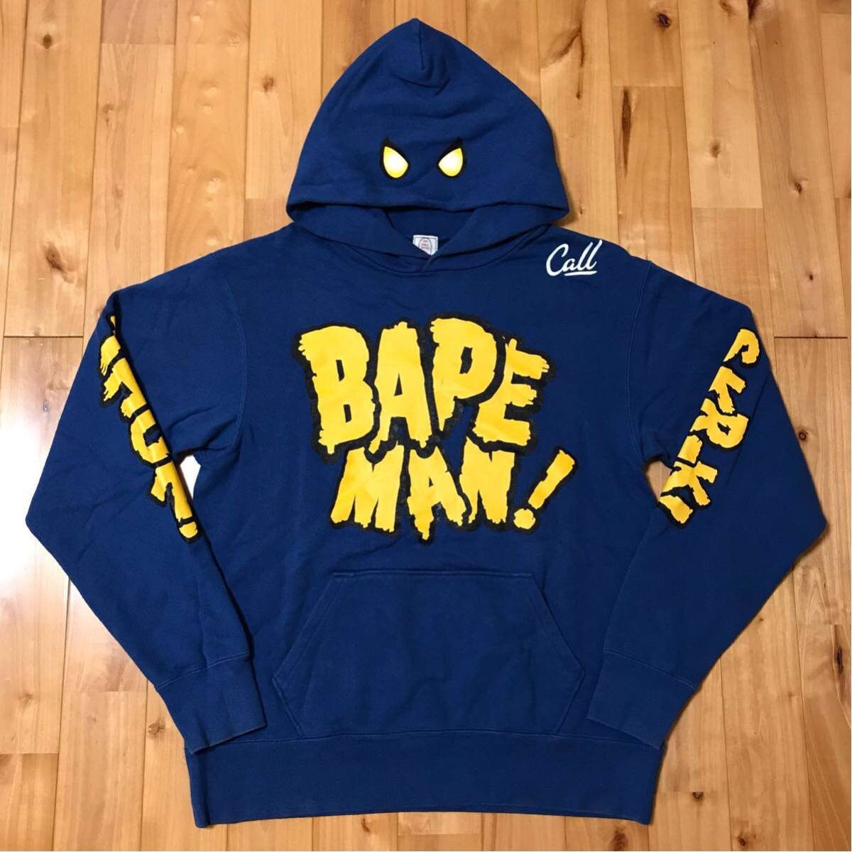 Bape × Nigo BAPEMAN pullover hoodie Vintage BAPE a bathing ape NIGO Size US M / EU 48-50 / 2 - 1 Thumbnail