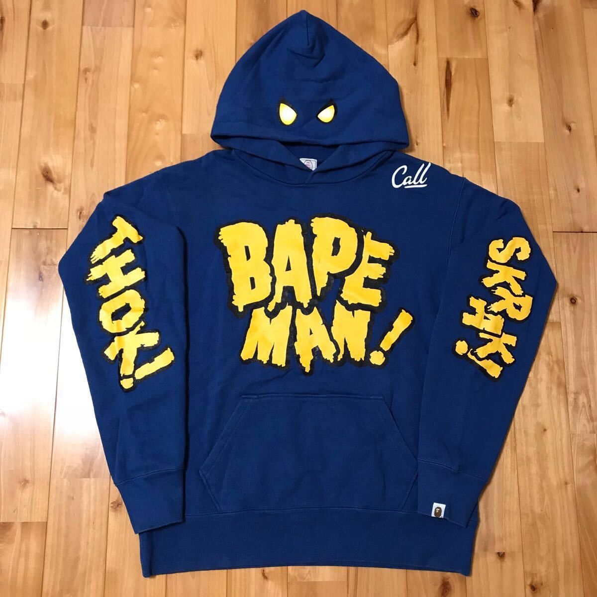 Bape × Nigo BAPEMAN pullover hoodie Vintage BAPE a bathing ape NIGO Size US M / EU 48-50 / 2 - 2 Thumbnail