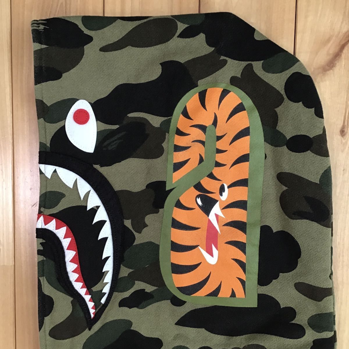 Bape BAPE SHARK SIDE ZIP WIDE LONG LENGTH PULLOVER HOODIE Size US S / EU 44-46 / 1 - 4 Thumbnail
