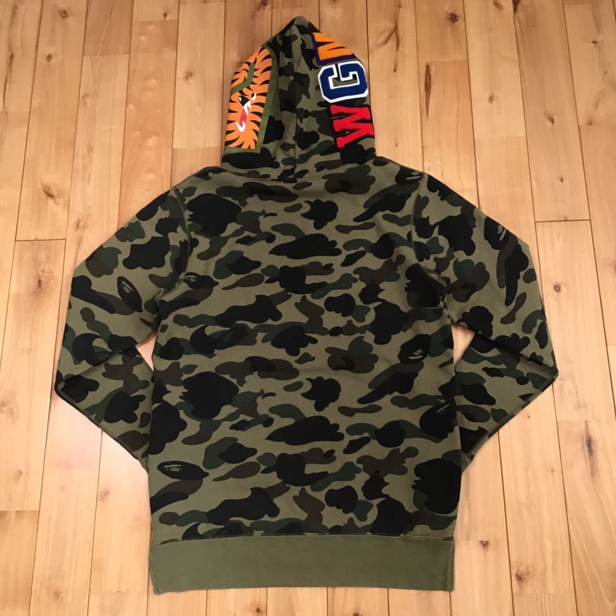 Bape BAPE SHARK SIDE ZIP WIDE LONG LENGTH PULLOVER HOODIE Size US S / EU 44-46 / 1 - 5 Thumbnail