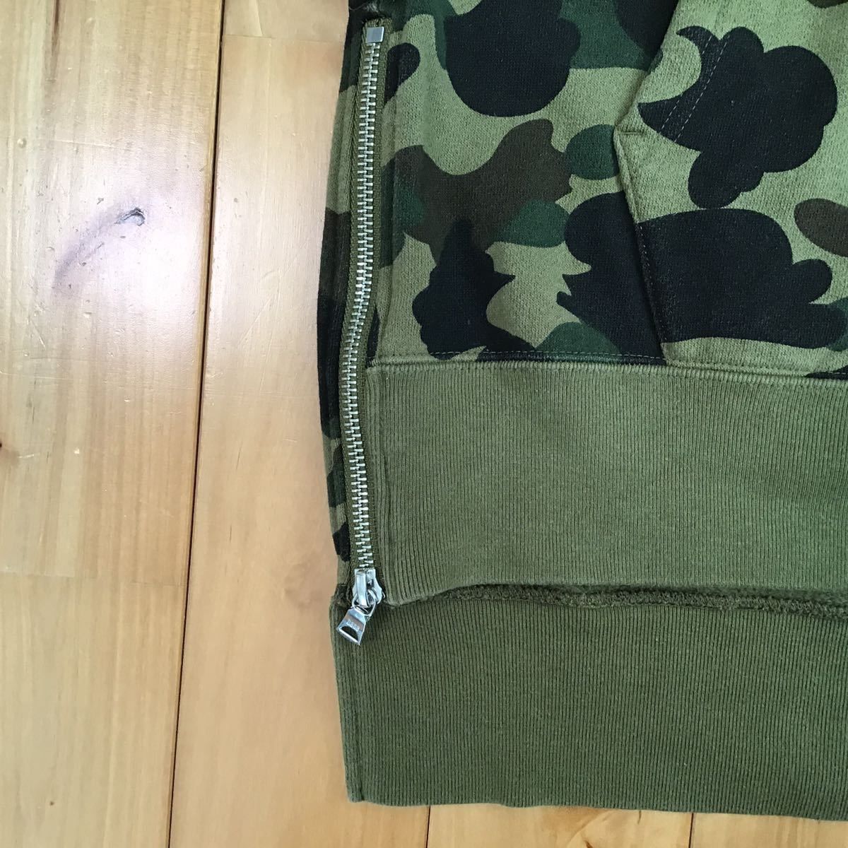 Bape BAPE SHARK SIDE ZIP WIDE LONG LENGTH PULLOVER HOODIE Size US S / EU 44-46 / 1 - 6 Thumbnail