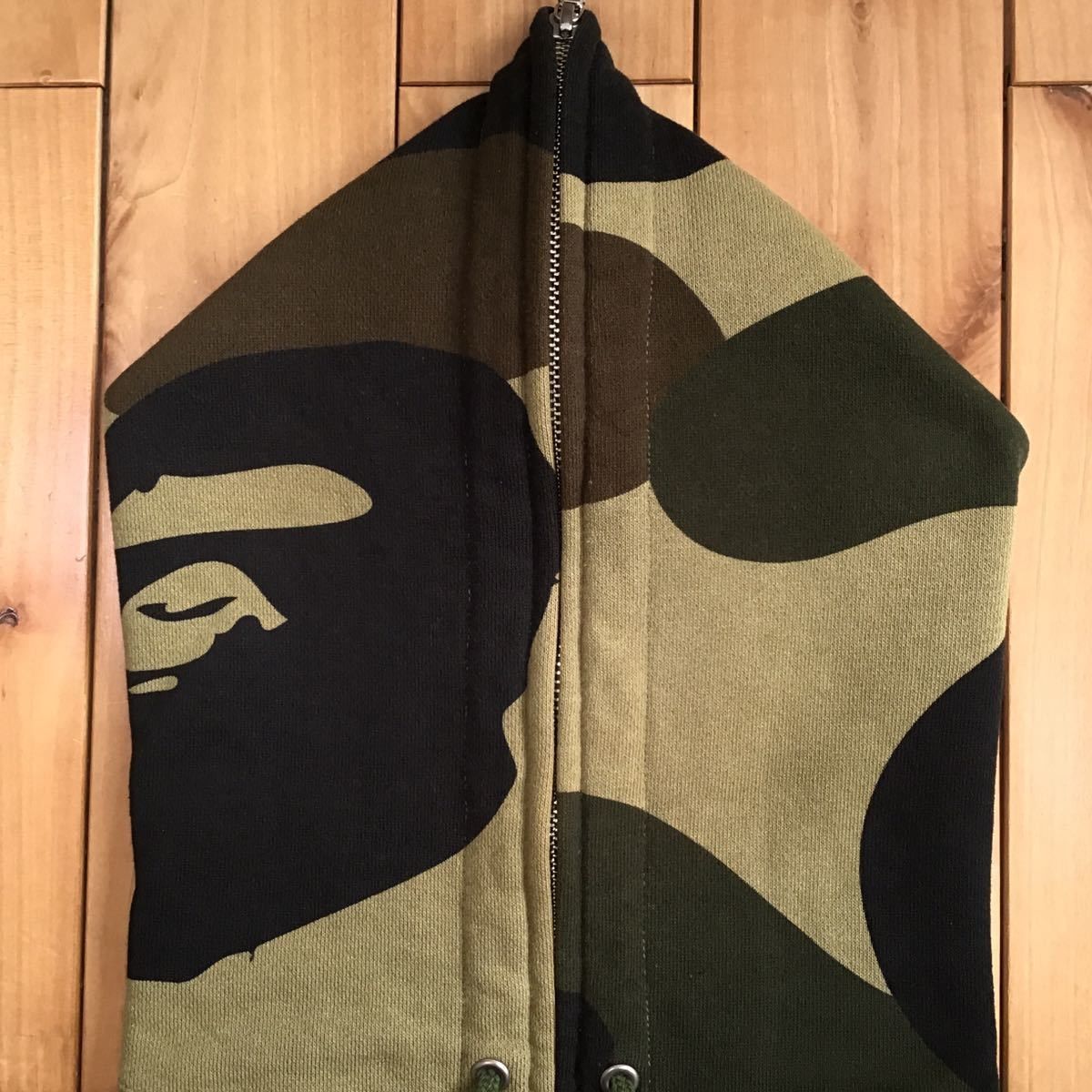 Bape BAPE Giant 1st camo green crazy full zip hoodie Size US M / EU 48-50 / 2 - 3 Thumbnail