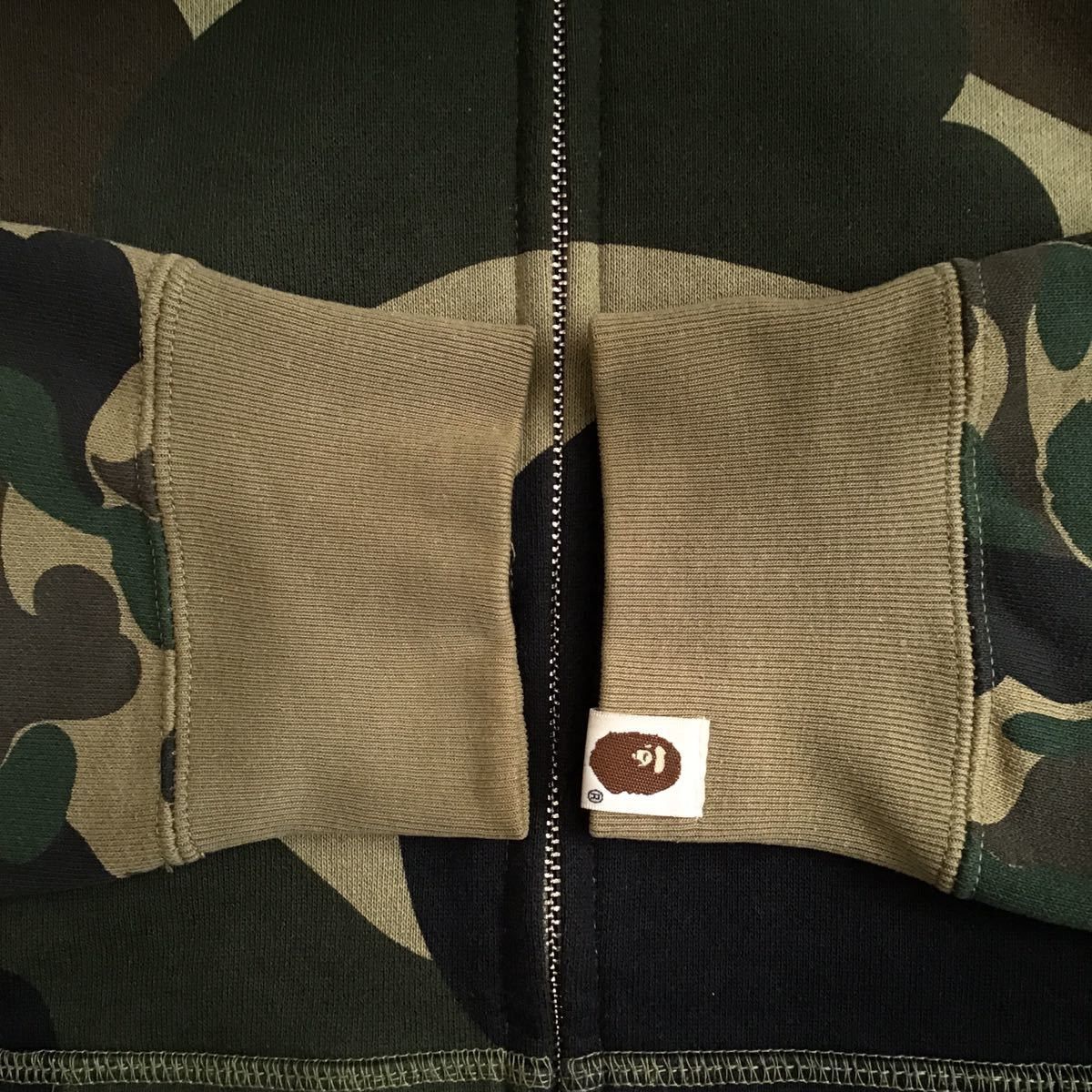 Bape BAPE Giant 1st camo green crazy full zip hoodie Size US M / EU 48-50 / 2 - 4 Thumbnail