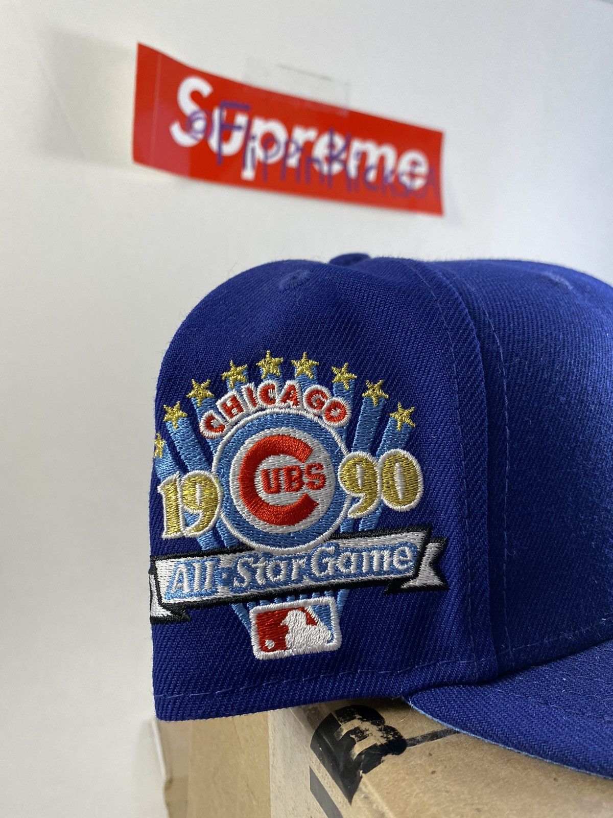 MLB × New Era Blue Cubs Fitted Hat 7 1/2 Rare/Brand New’ Size ONE SIZE - 2 Thumbnail