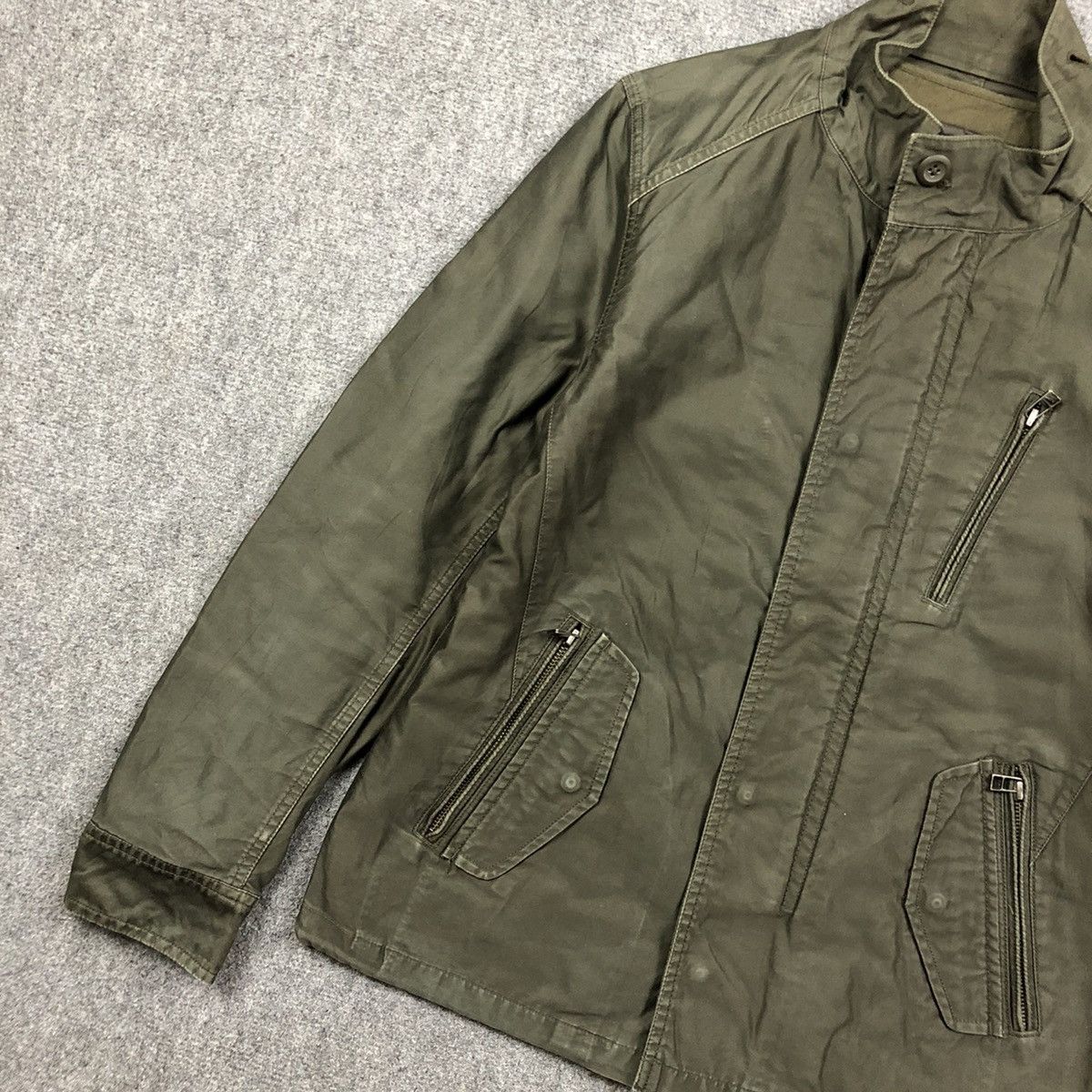 Vintage Military Type MA-1 Quilted Flight Jacket