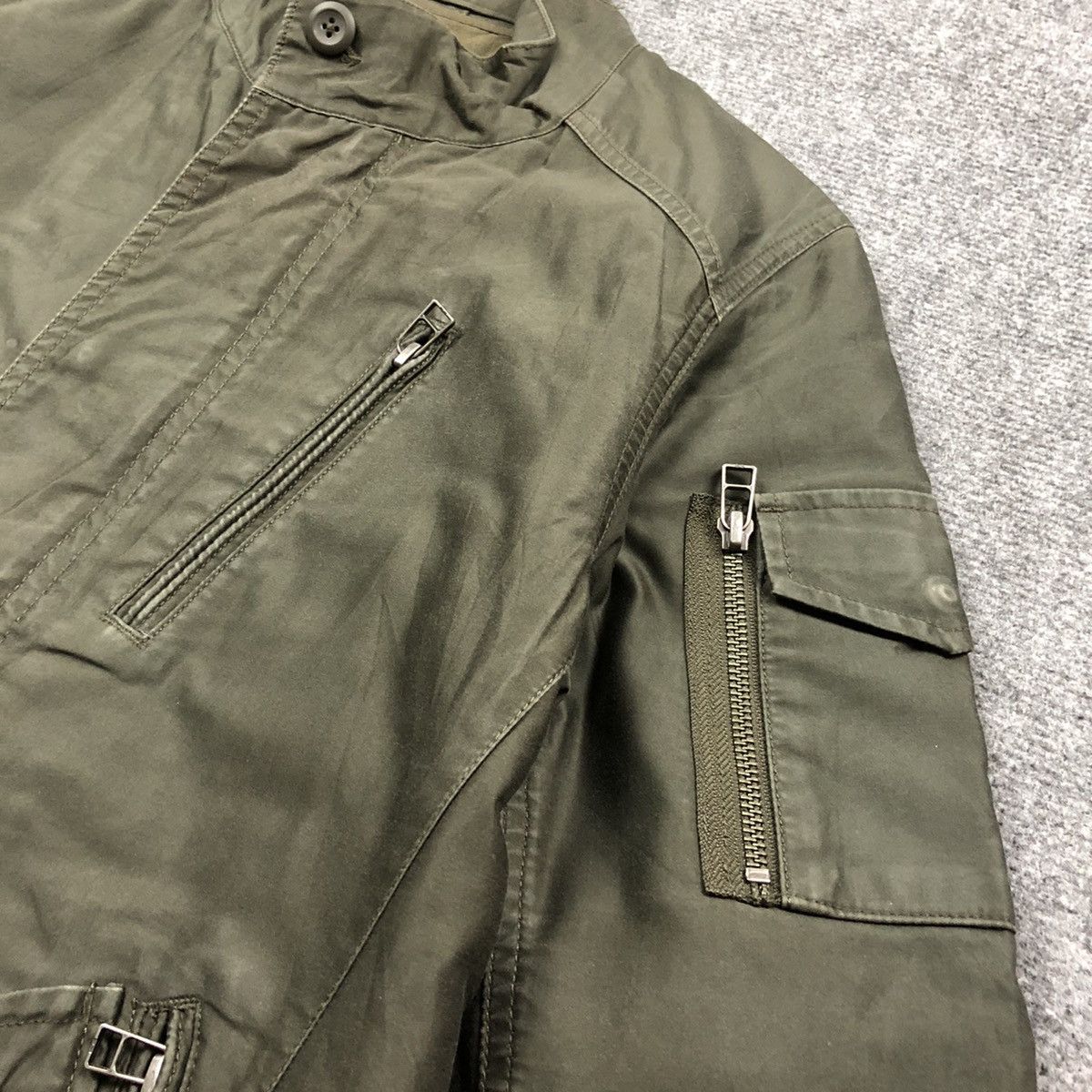Vintage Military Type MA-1 Quilted Flight Jacket