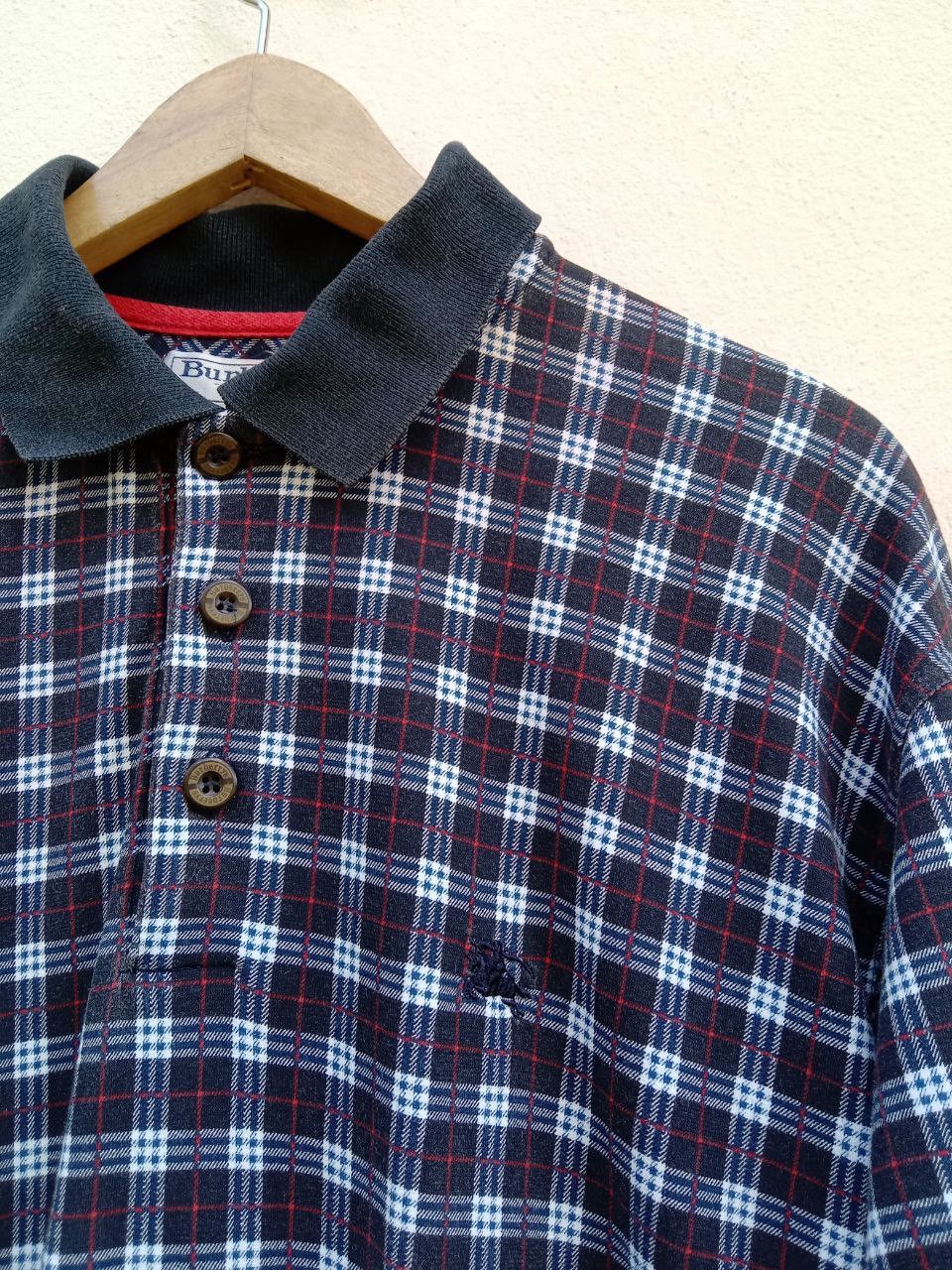 Burberry Vintage 80s Burberry's Tartan Plaid Nova Check Size US L / EU 52-54 / 3 - 3 Thumbnail