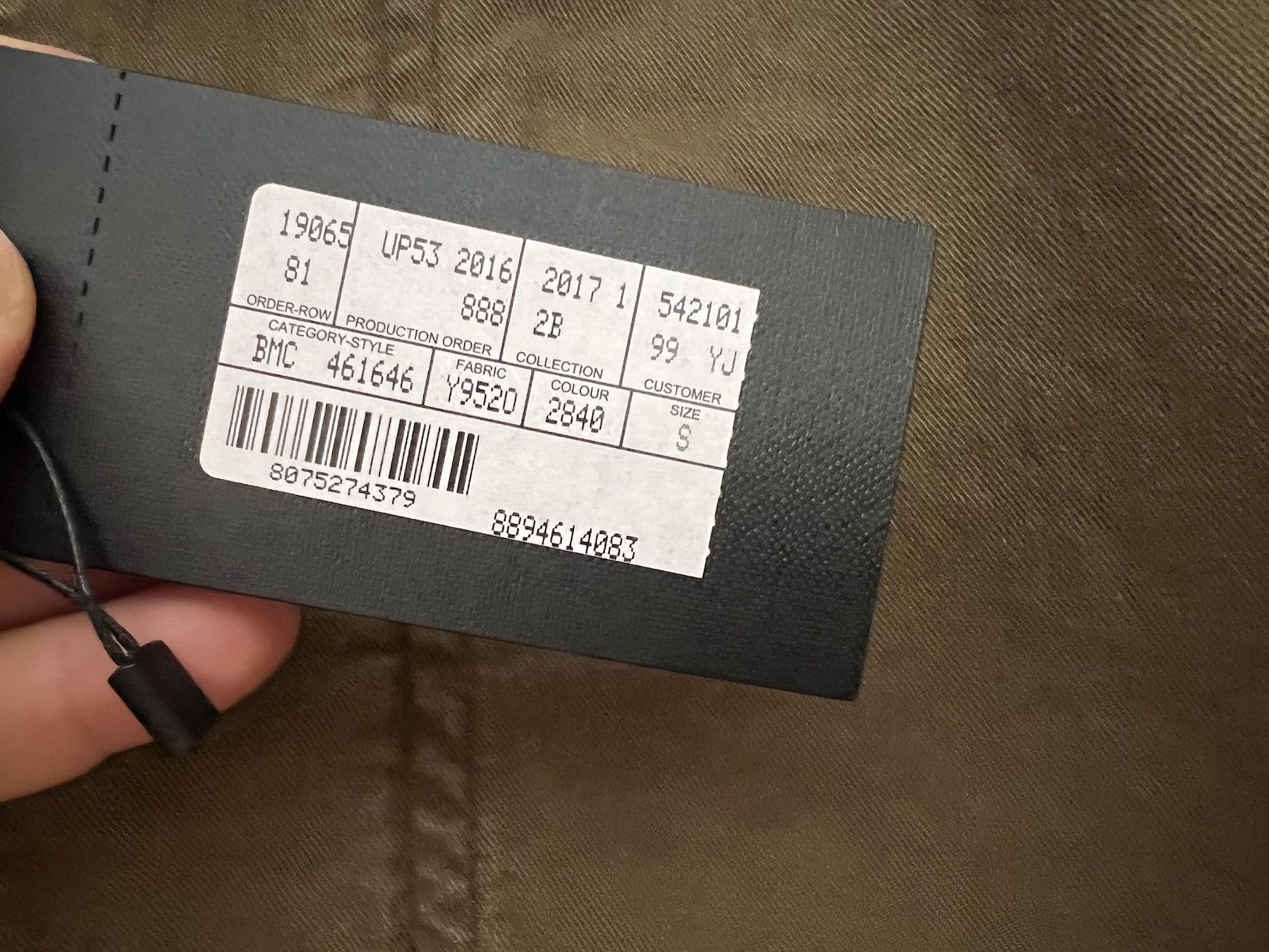 Saint Laurent Paris SS'17 Parka "Sweat Dreams" Size US M / EU 48-50 / 2 - 4 Thumbnail