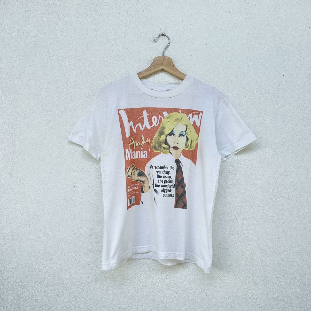 Rare Vintage Andy Warhol Our Pop (and mom) T shirt