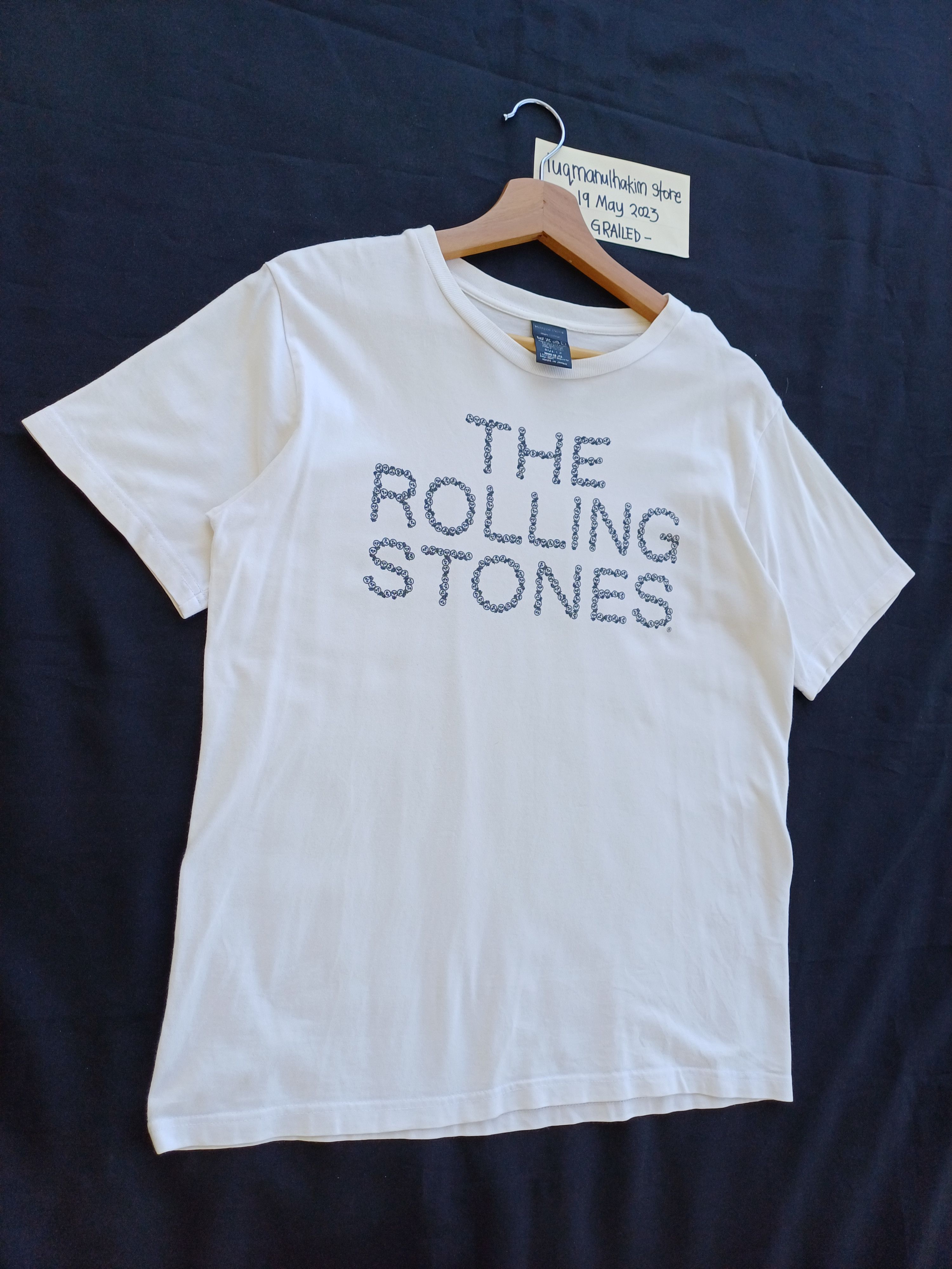 Number (N)ine Rare Vintage Number Nine x The Rolling Stones Tshirt Size US S / EU 44-46 / 1 - 4 Thumbnail