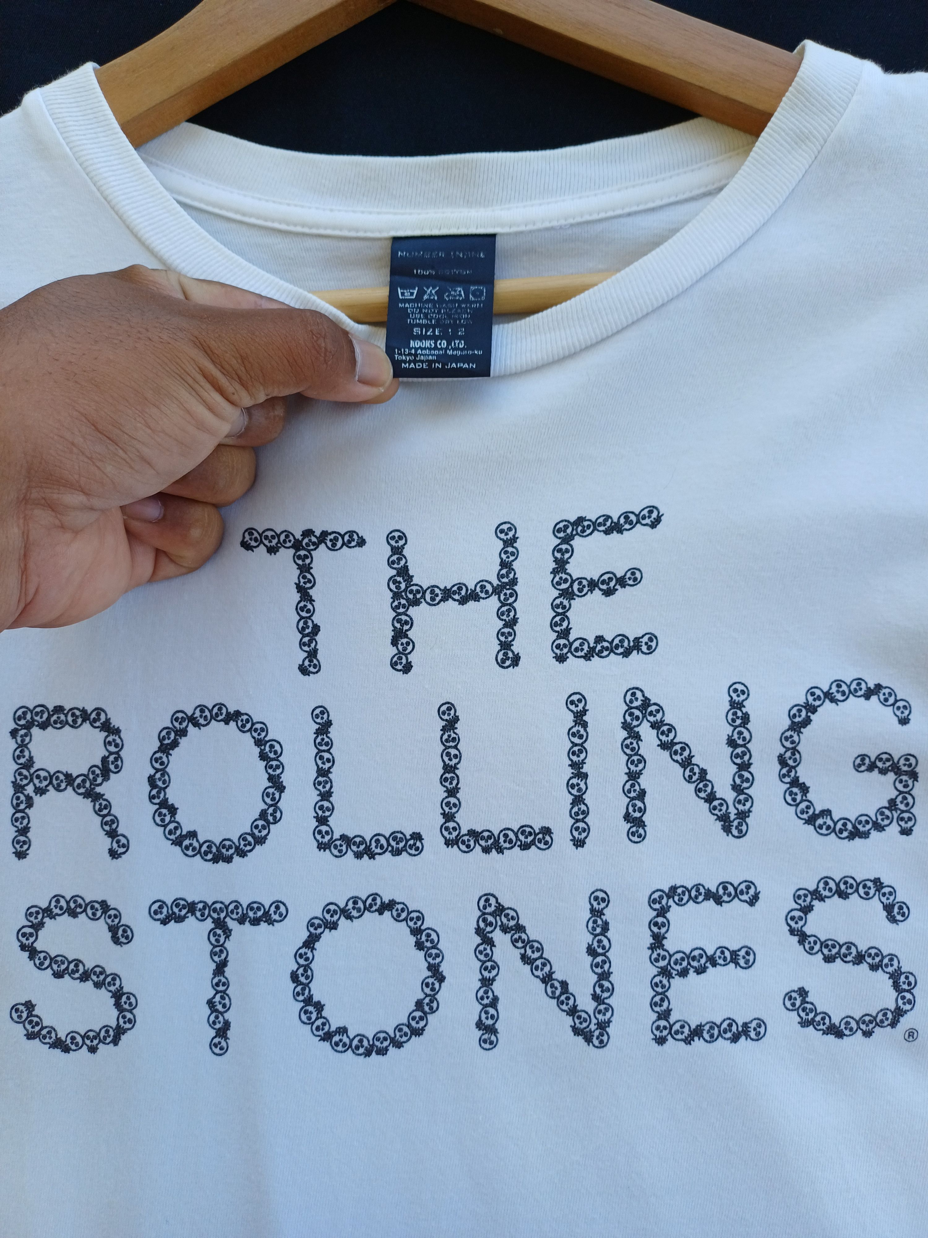 Number (N)ine Rare Vintage Number Nine x The Rolling Stones Tshirt Size US S / EU 44-46 / 1 - 7 Thumbnail