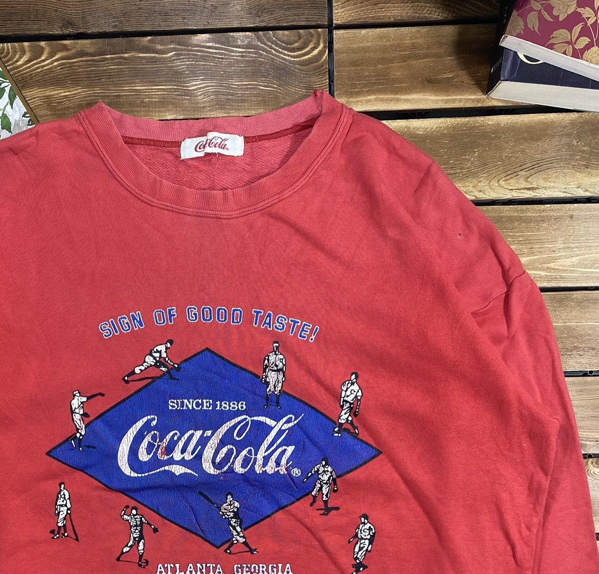 Coca Cola × Vintage Vintage 80s 90s Coca Cola Sponsorship Atlanta Baseball L Size US L / EU 52-54 / 3 - 5 Thumbnail