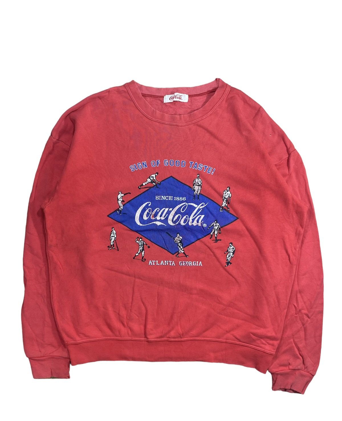 Coca Cola × Vintage Vintage 80s 90s Coca Cola Sponsorship Atlanta Baseball L Size US L / EU 52-54 / 3 - 1 Thumbnail