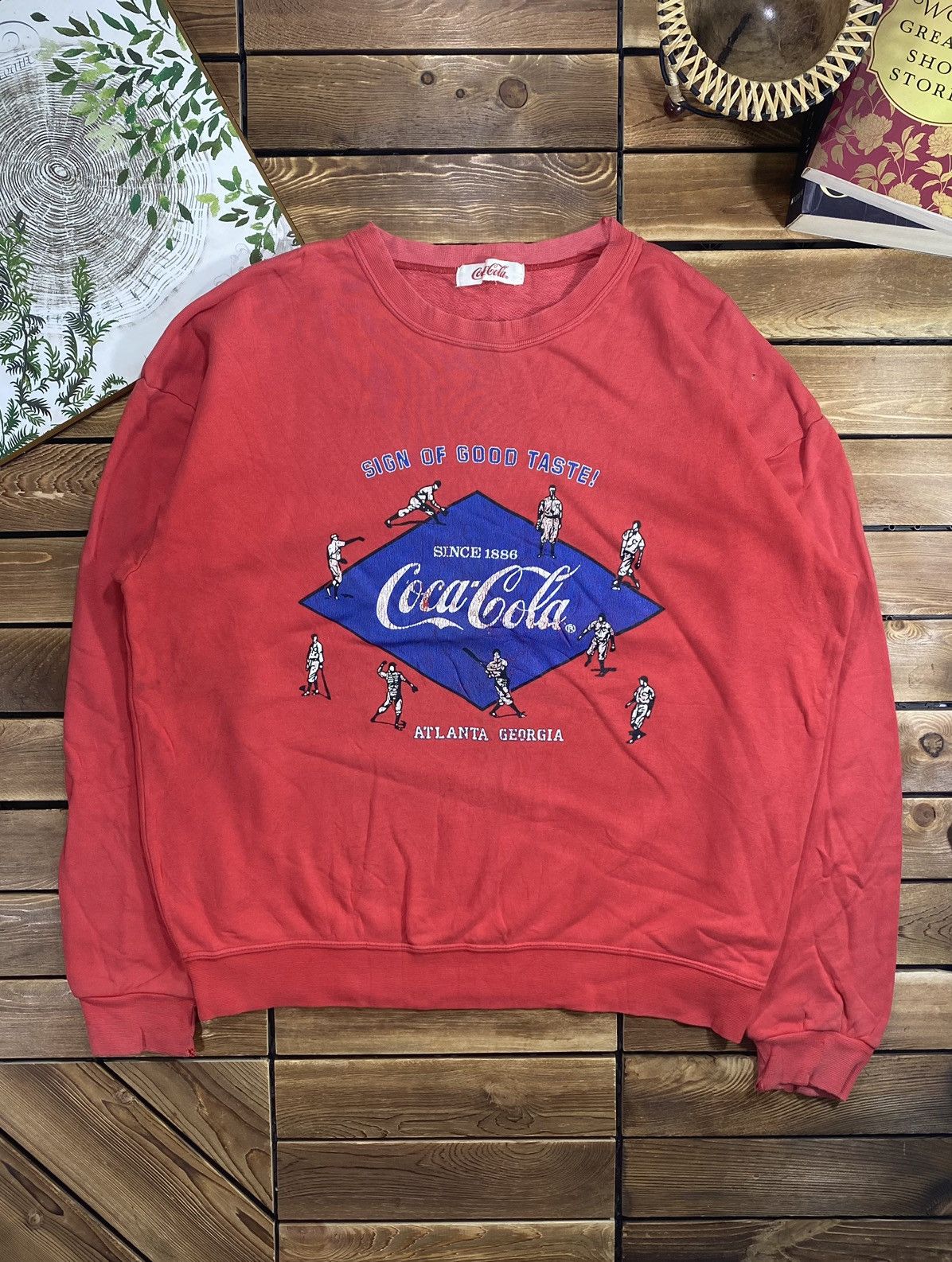 Coca Cola × Vintage Vintage 80s 90s Coca Cola Sponsorship Atlanta Baseball L Size US L / EU 52-54 / 3 - 2 Thumbnail