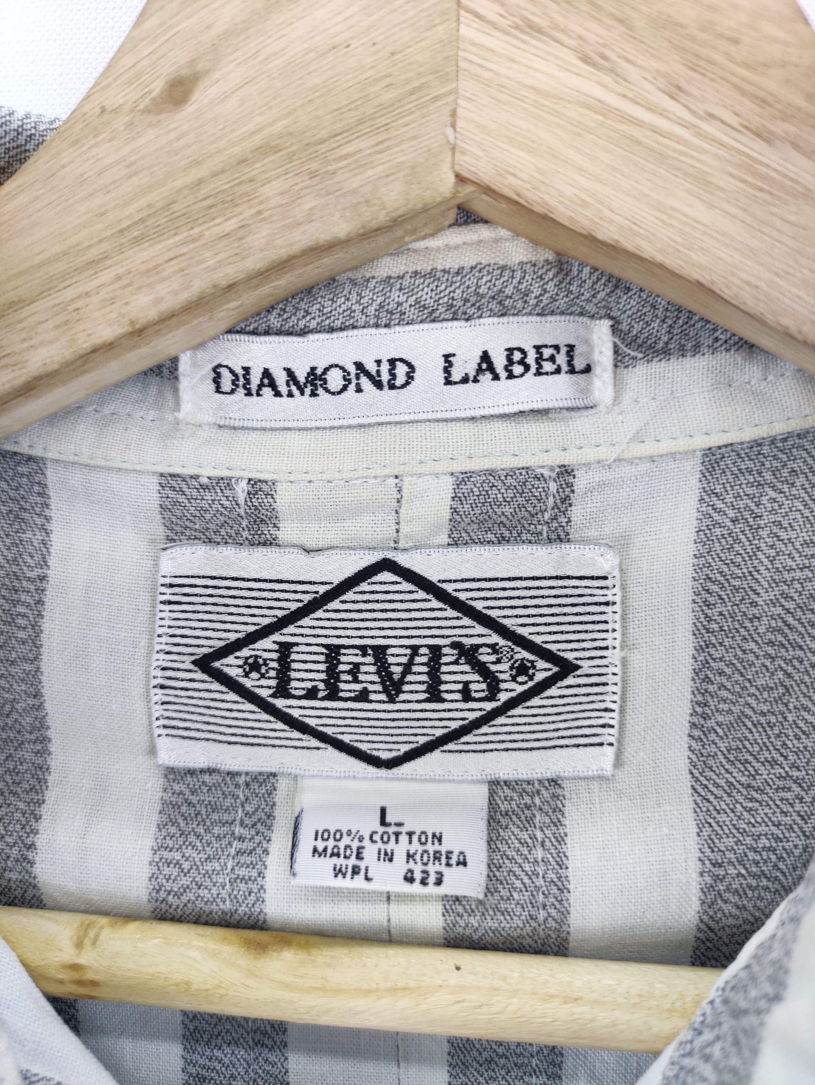 Levi's Vintage Levi's Diamond Label Shirt Button Up Size US L / EU 52-54 / 3 - 3 Thumbnail