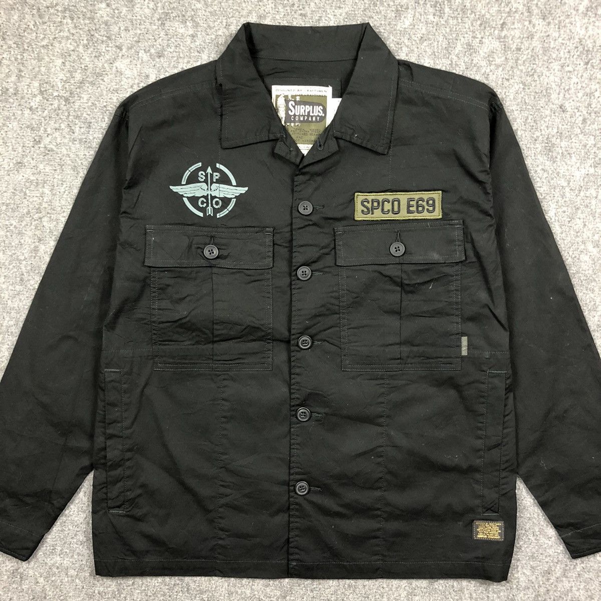 Vintage Vintage Surplus Company Patches Button Up Jacket Size US M / EU 48-50 / 2 - 2 Thumbnail