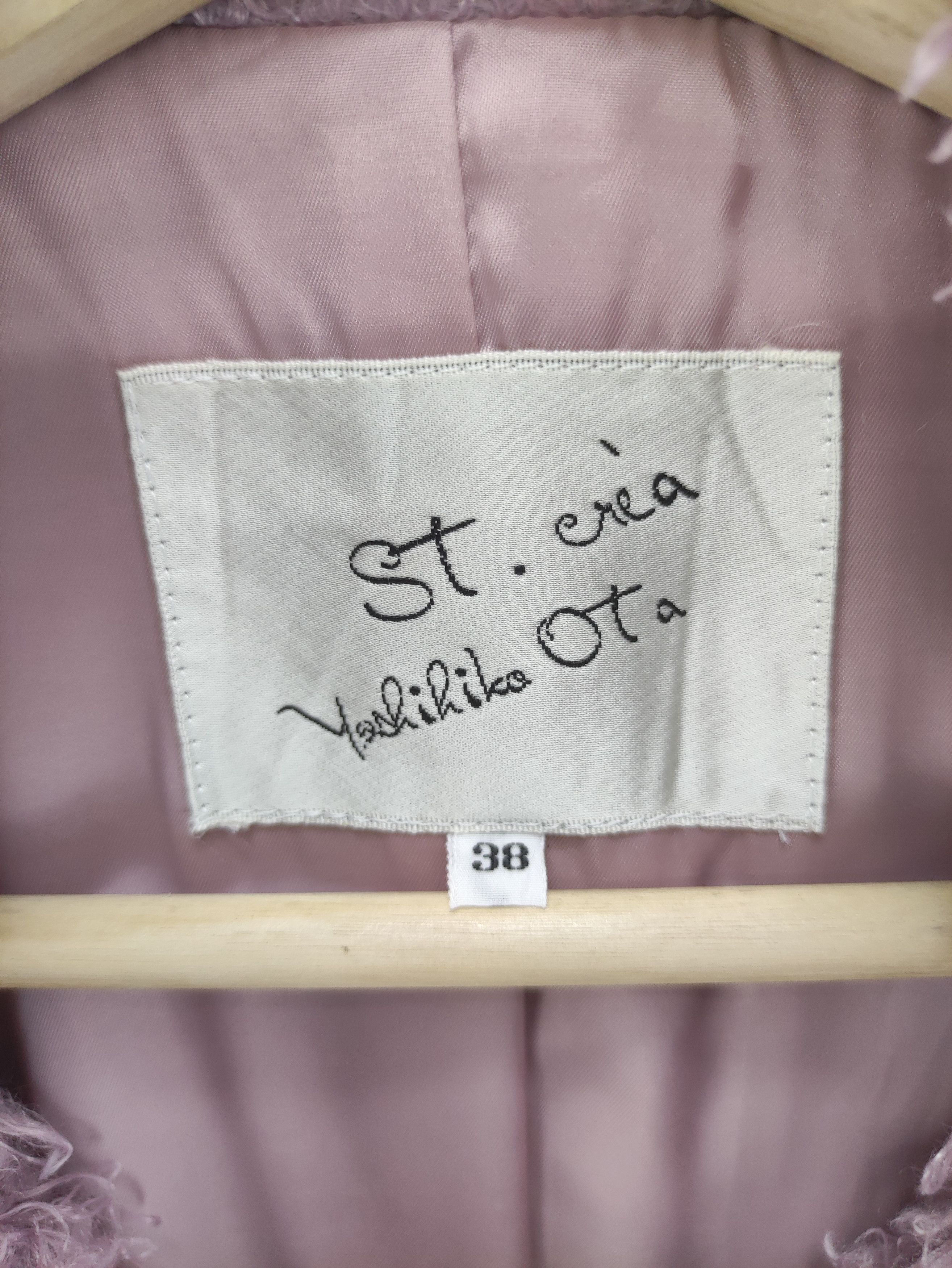 Japanese Brand Vintage St.Crea Yoshihika Ota Faux Fur Jacket Size S / US 4 / IT 40 - 6 Thumbnail