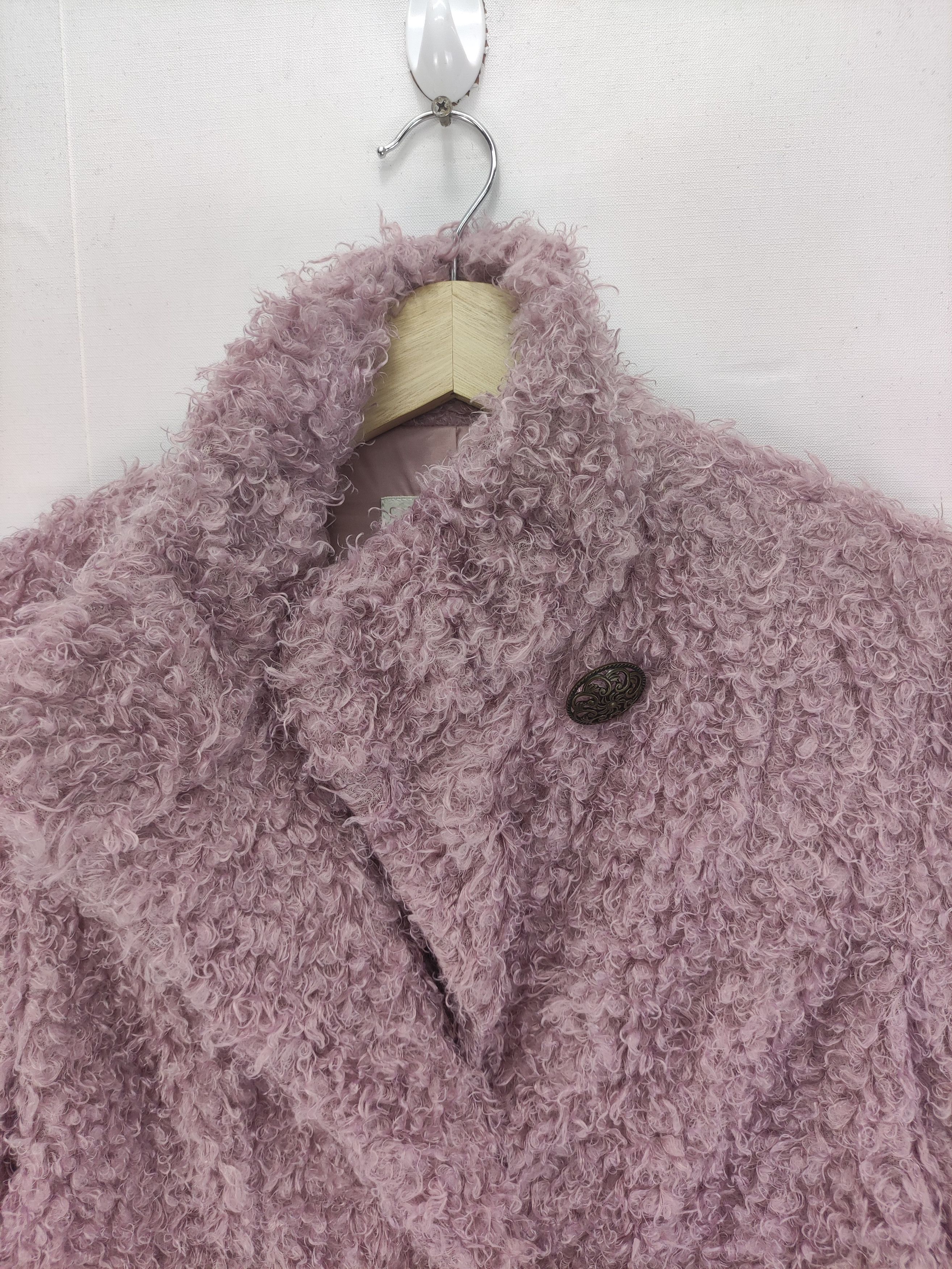 Japanese Brand Vintage St.Crea Yoshihika Ota Faux Fur Jacket Size S / US 4 / IT 40 - 3 Thumbnail