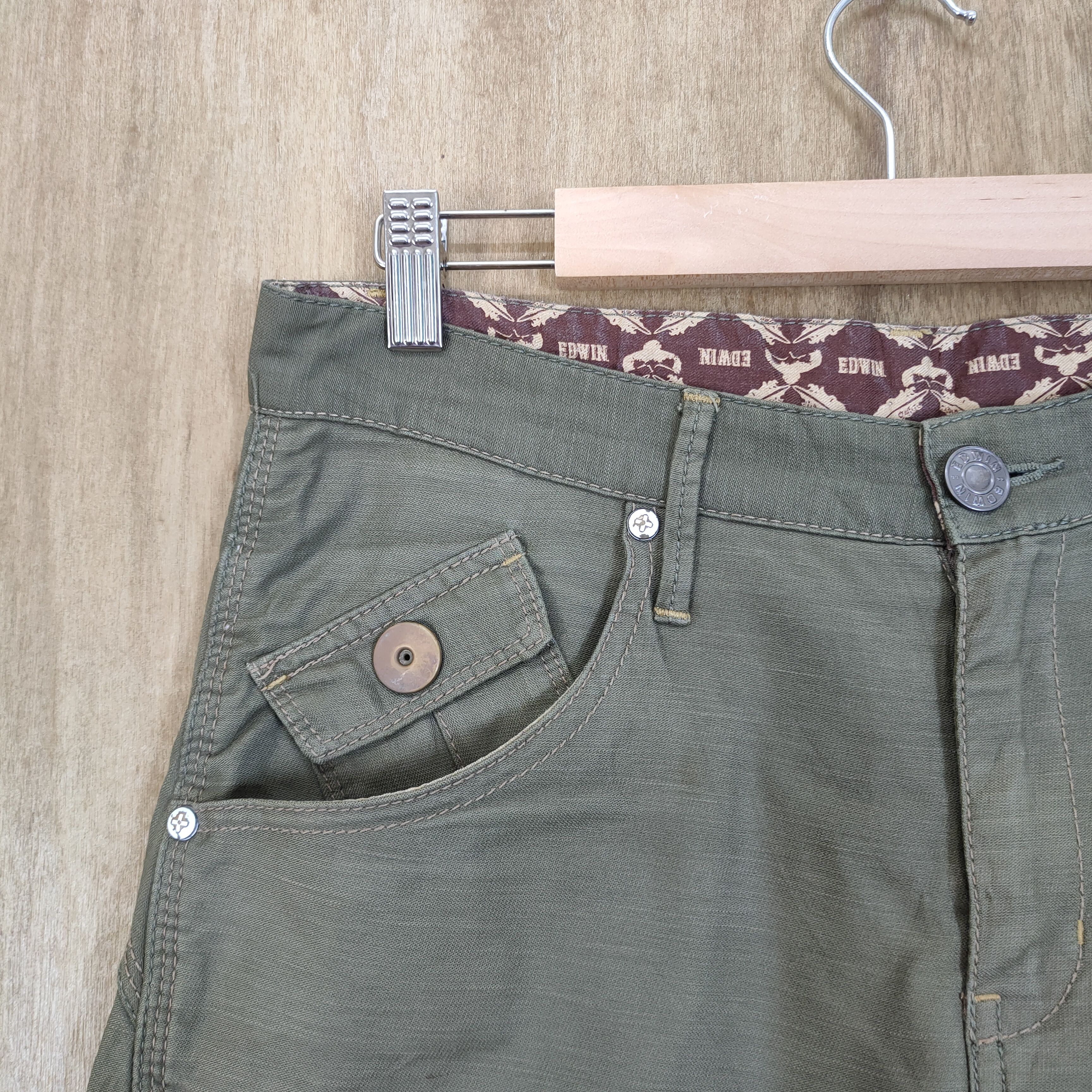 Edwin EDWIN VINTAGE TWIST LEG CARGO PANTS Size US 30 / EU 46 - 5 Thumbnail
