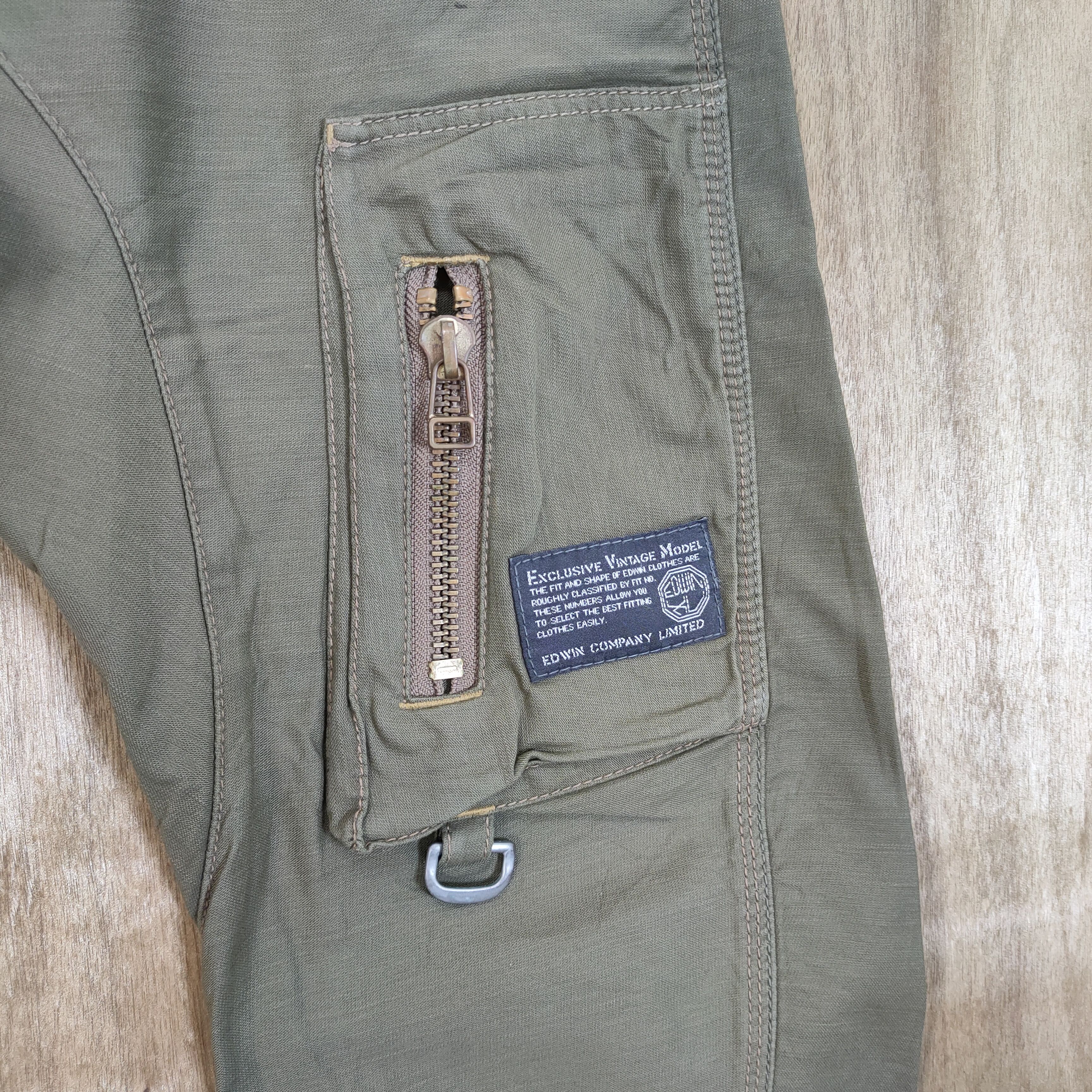 Edwin EDWIN VINTAGE TWIST LEG CARGO PANTS Size US 30 / EU 46 - 4 Thumbnail