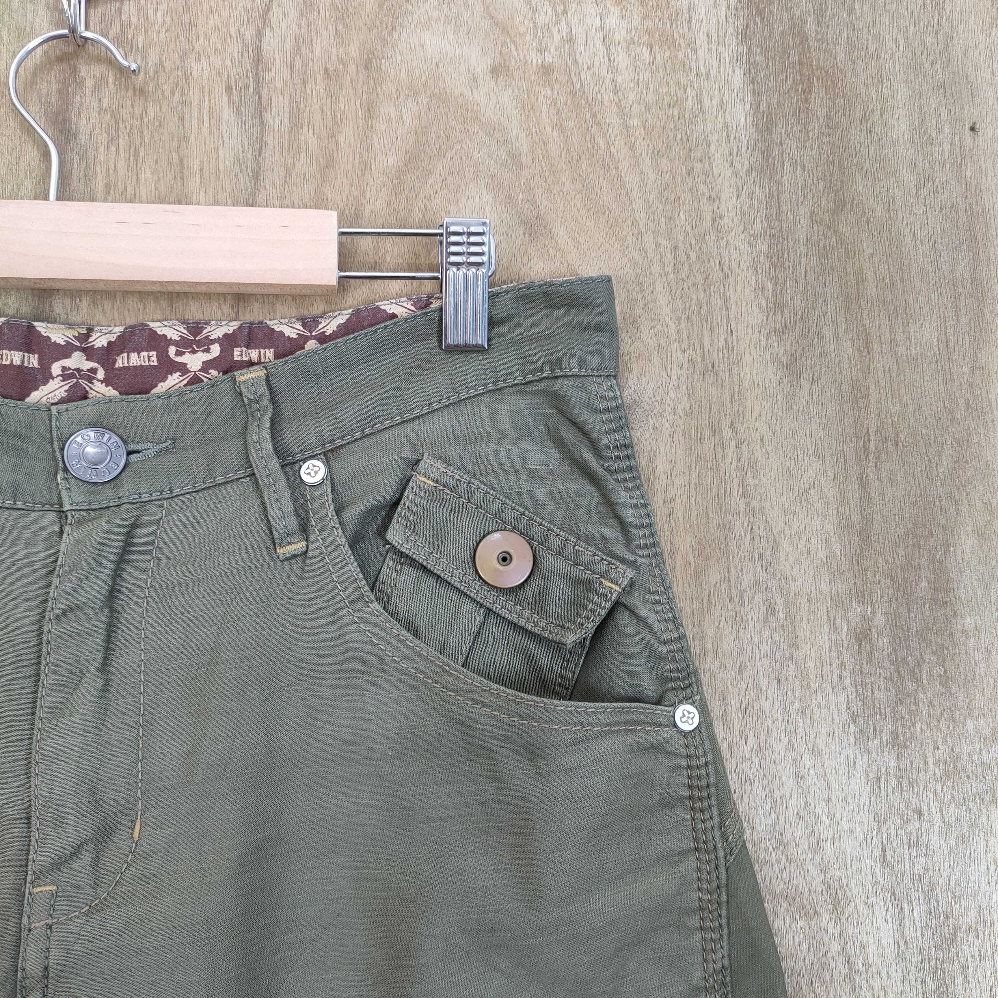 Edwin EDWIN VINTAGE TWIST LEG CARGO PANTS Size US 30 / EU 46 - 6 Thumbnail
