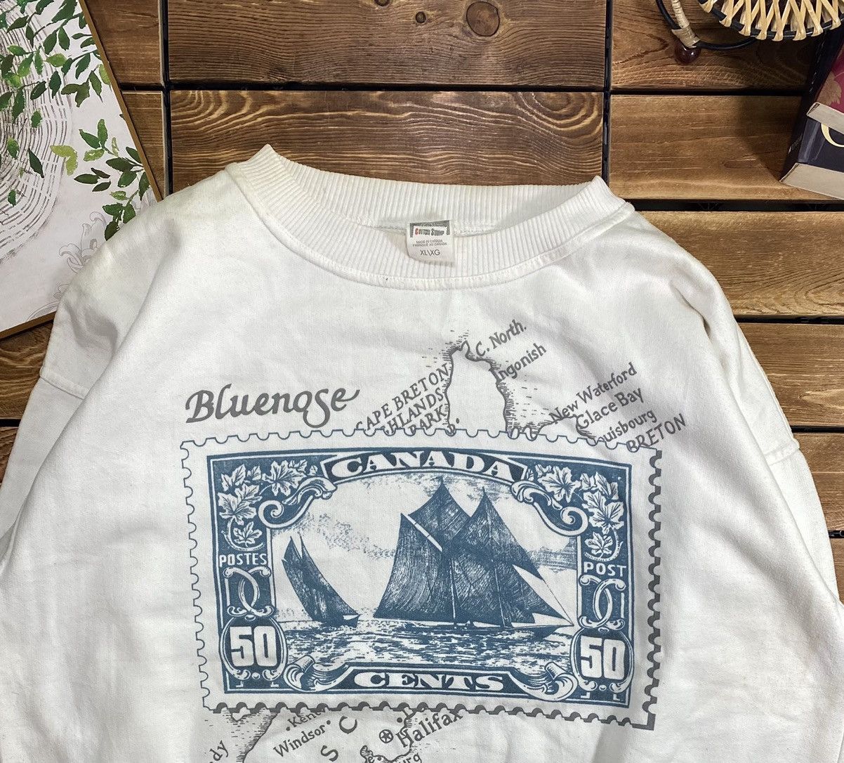 Vintage Vintage 80s Bluenose Map 50 Nova Sweathsirt Size XL Size US XL / EU 56 / 4 - 7 Thumbnail