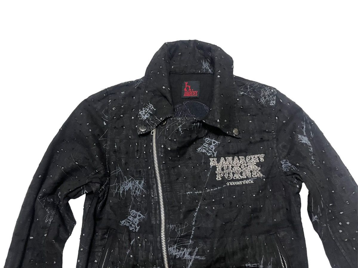 Rare H.anarchy H.naoto Seditionaries Skull Scab Jacket