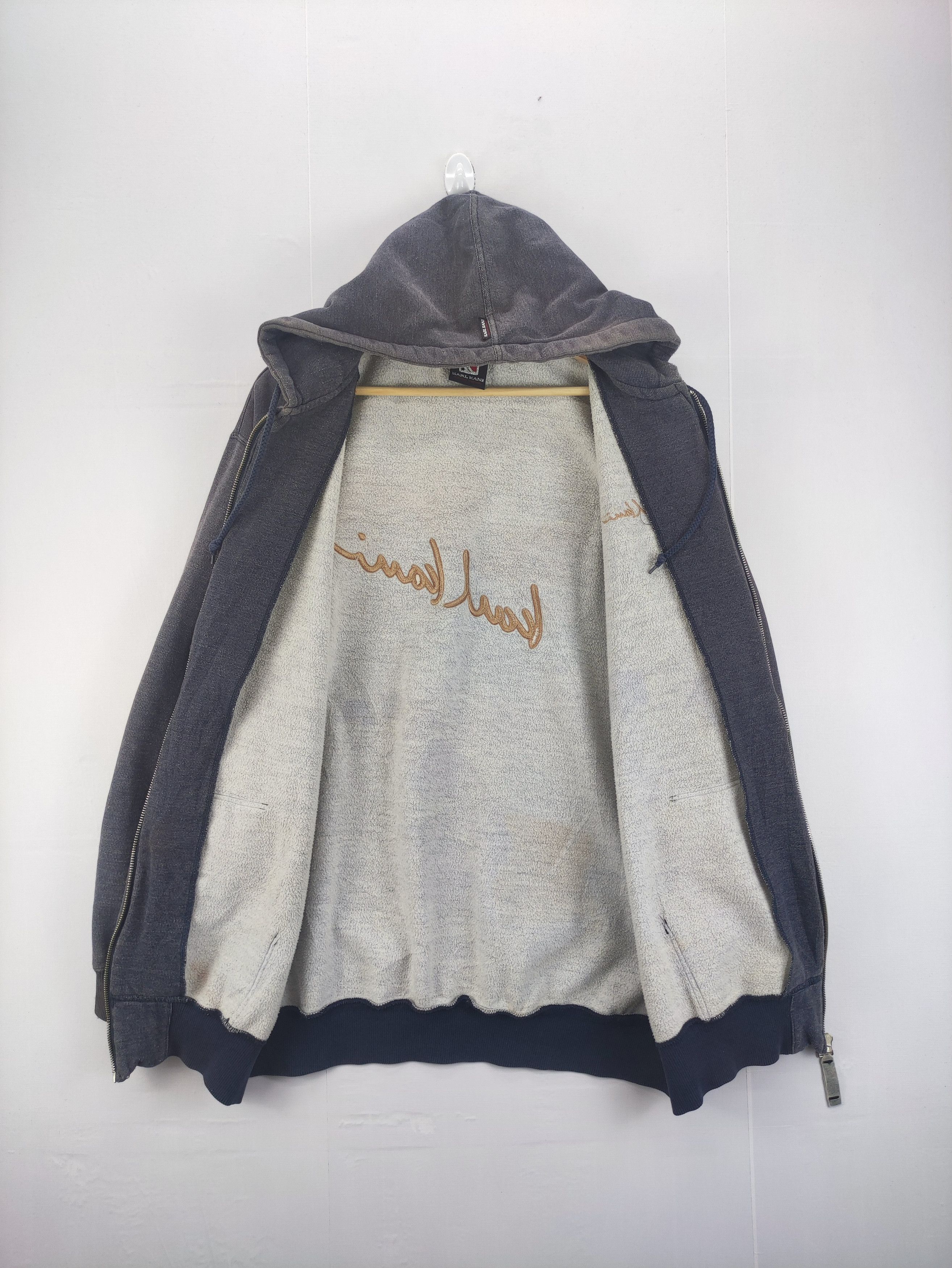 Karl Kani Vintage Karl kani Small Logo Sweater Zipper Hoodie Size US XL / EU 56 / 4 - 6 Thumbnail
