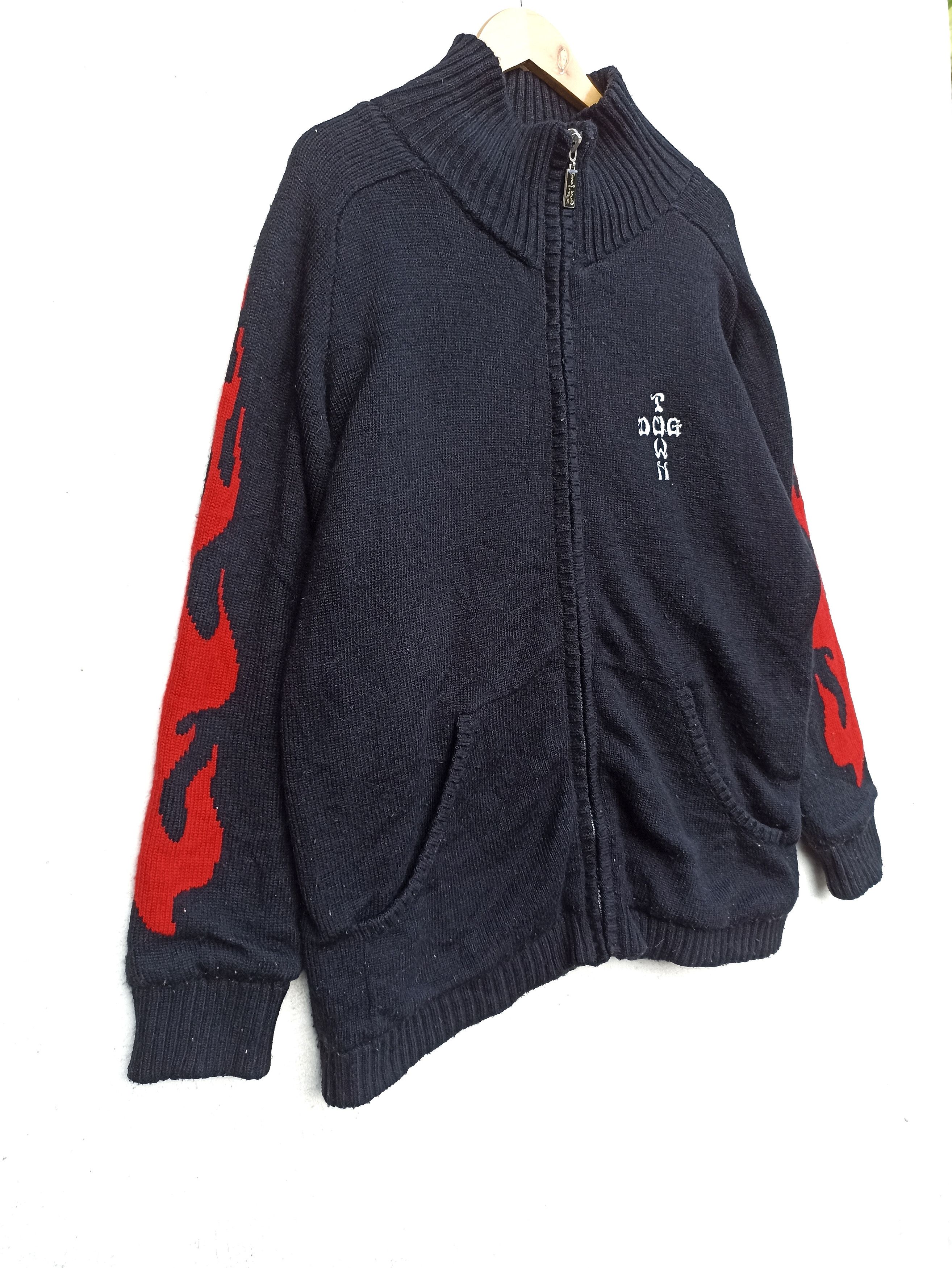 Dogtown Vintage 90s Vintage Dogtown sweater jacket black dragon Size US XL / EU 56 / 4 - 6 Thumbnail