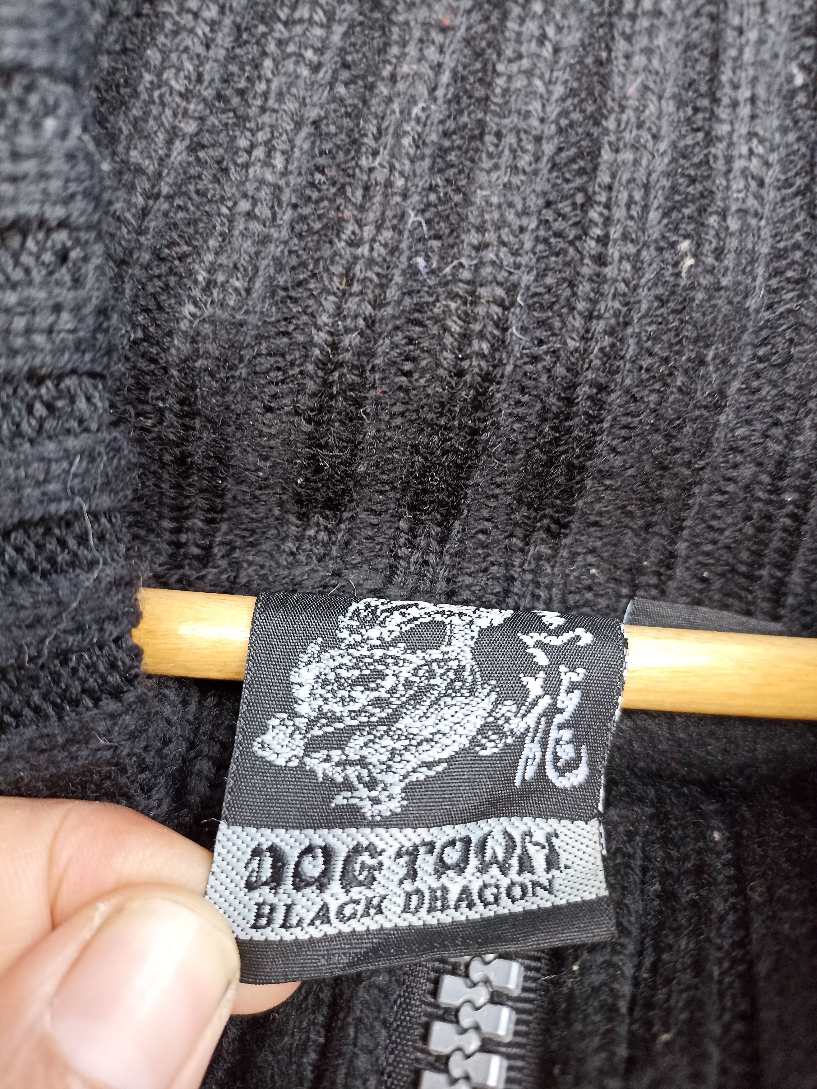 Dogtown Vintage 90s Vintage Dogtown sweater jacket black dragon Size US XL / EU 56 / 4 - 10 Thumbnail