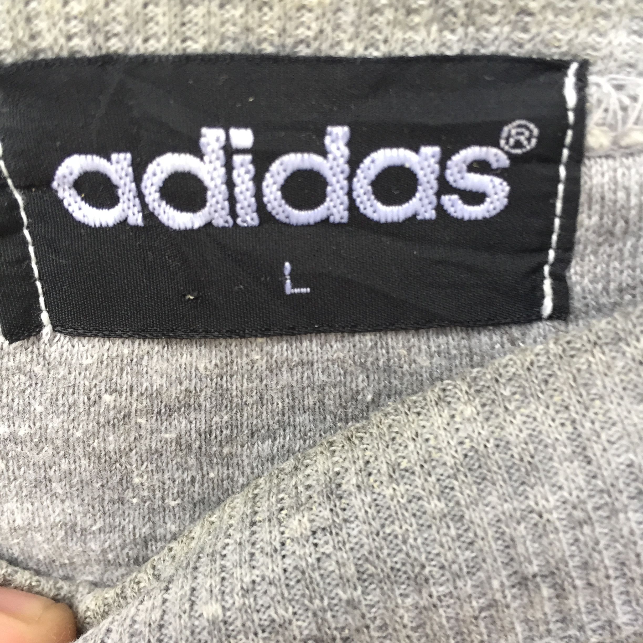 Adidas × Vintage Vintage Adidas Sweatshirt BigLogo Adidas Sweatshirt Size US L / EU 52-54 / 3 - 3 Thumbnail