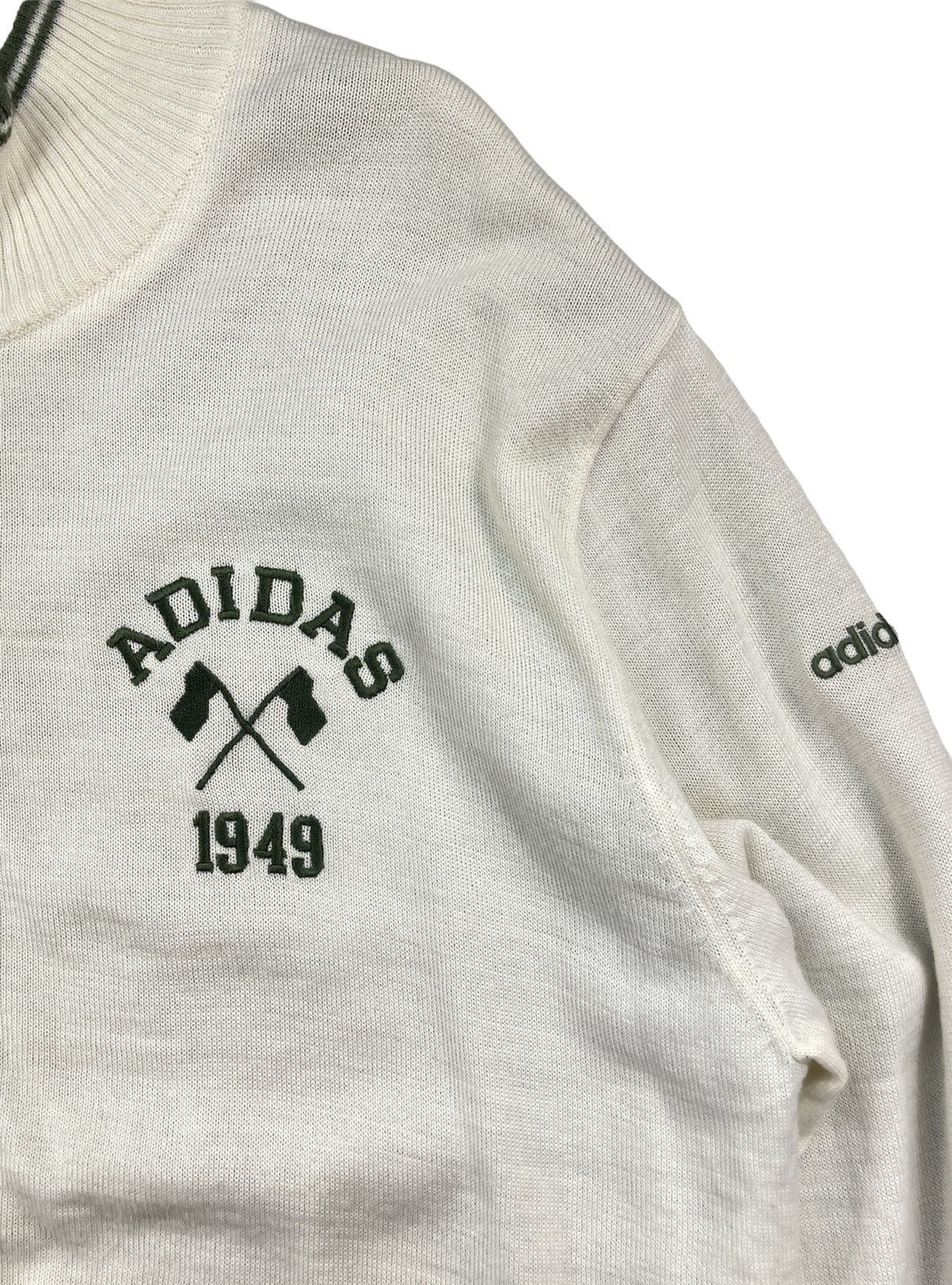 Adidas × Vintage Vintage Adidas Style Design Jakcet Sweatshirt Pullover Size US M / EU 48-50 / 2 - 2 Thumbnail