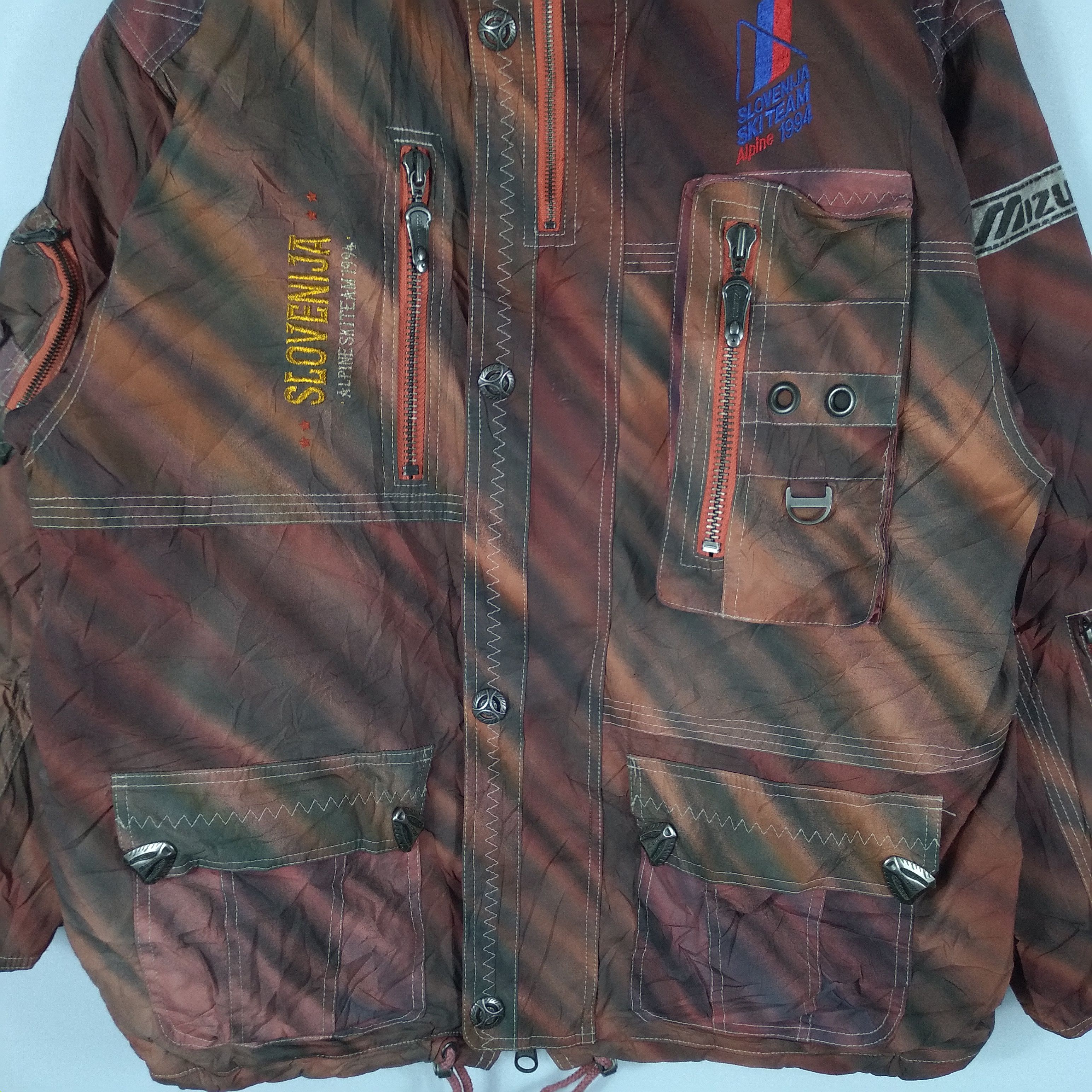 Japanese Brand Vintage 1994 Official Slovenia Alpine Ski Team Squad Jacket Size US L / EU 52-54 / 3 - 6 Thumbnail