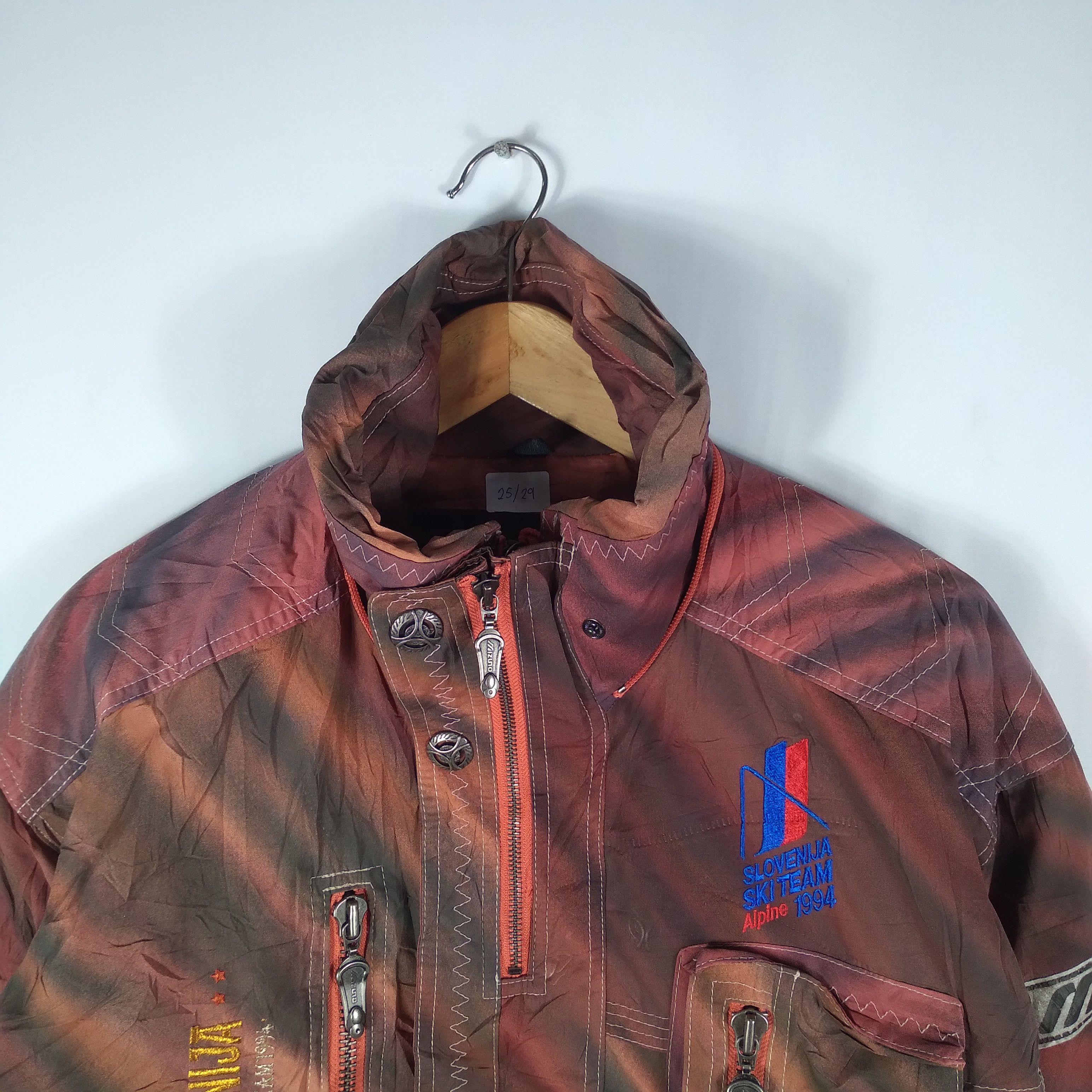 Japanese Brand Vintage 1994 Official Slovenia Alpine Ski Team Squad Jacket Size US L / EU 52-54 / 3 - 2 Thumbnail