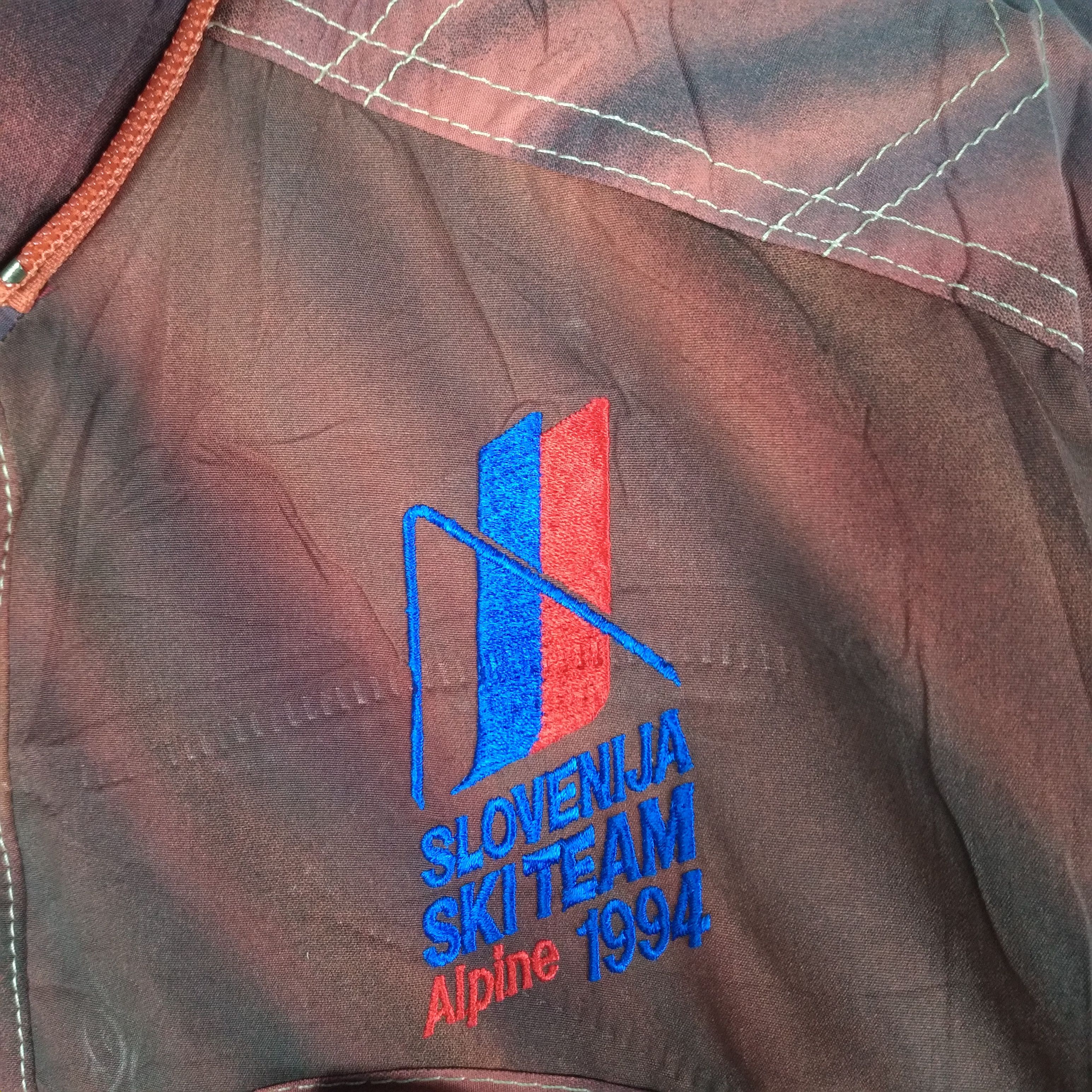 Japanese Brand Vintage 1994 Official Slovenia Alpine Ski Team Squad Jacket Size US L / EU 52-54 / 3 - 3 Thumbnail