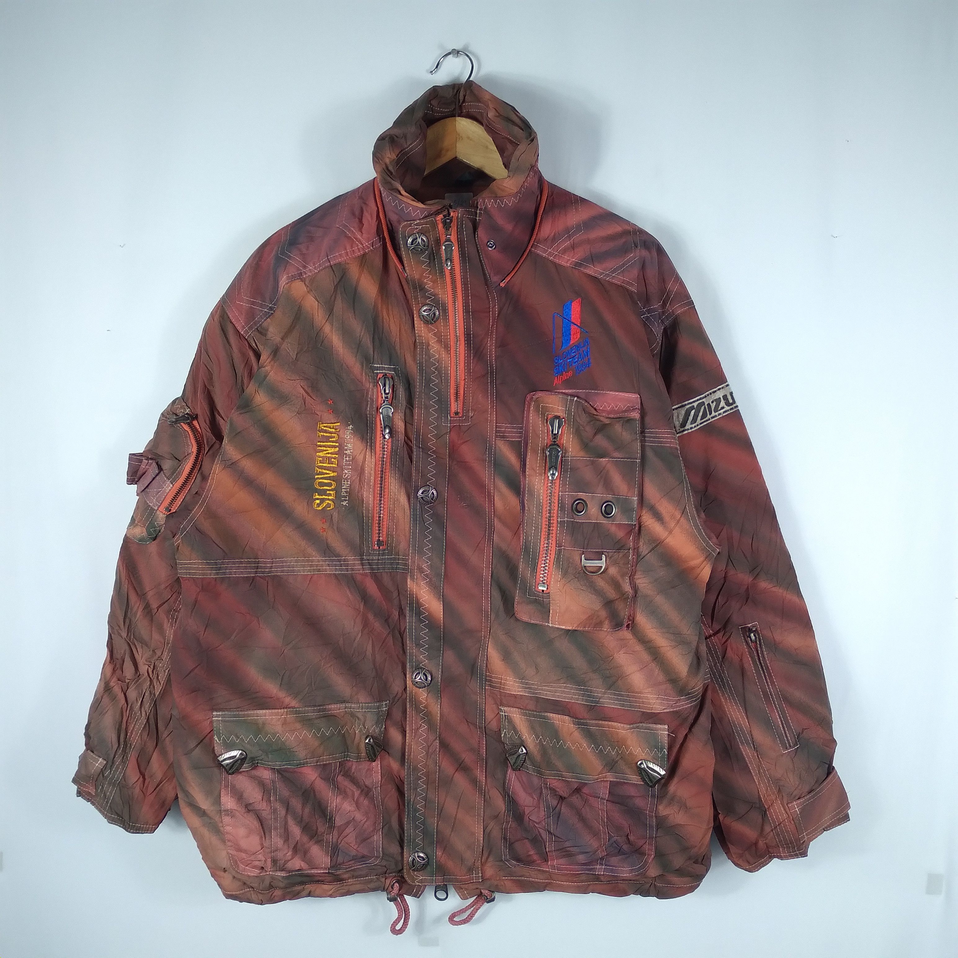 Japanese Brand Vintage 1994 Official Slovenia Alpine Ski Team Squad Jacket Size US L / EU 52-54 / 3 - 1 Thumbnail