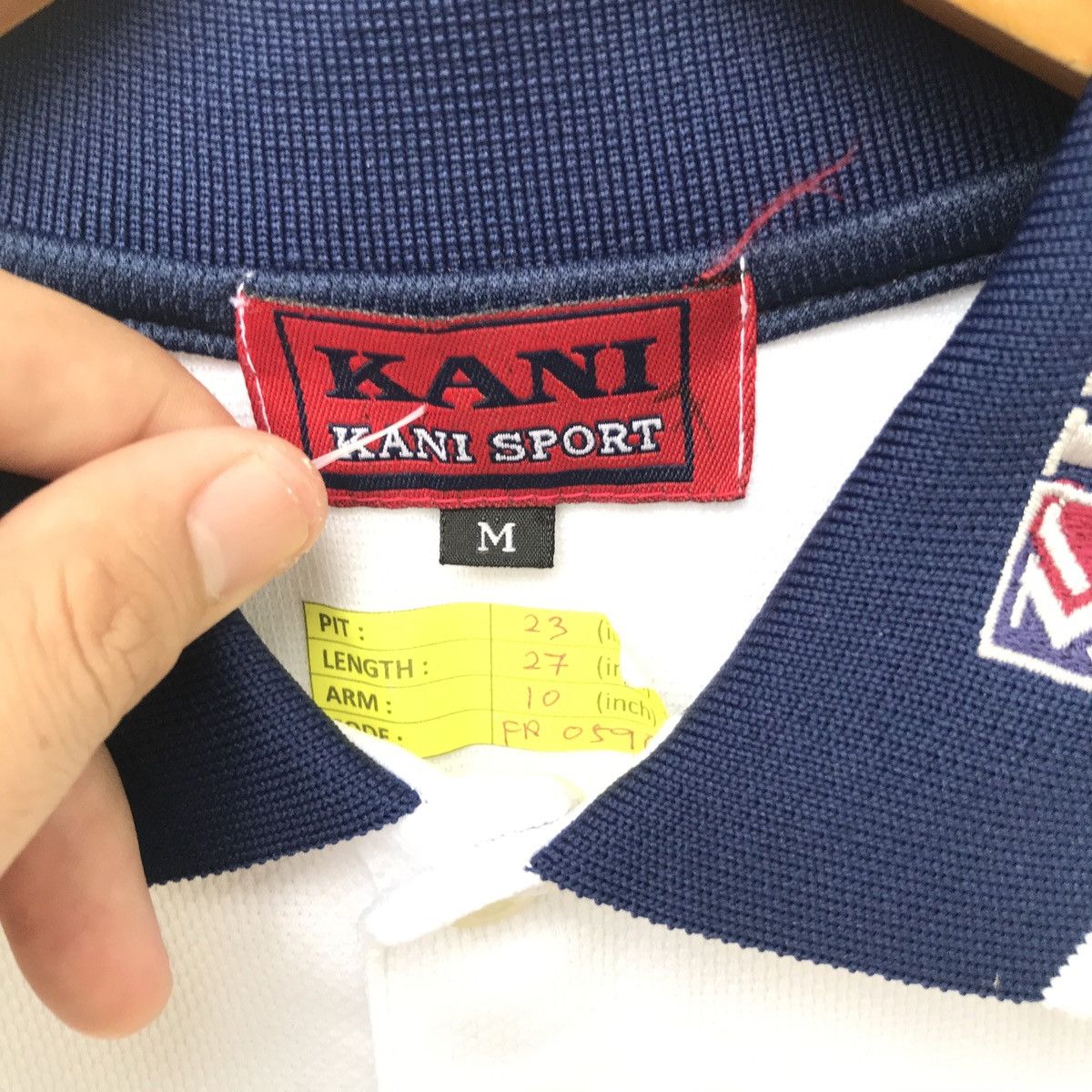 Karl Kani × Vintage vintage KARL KANI Polo Tee big logo T-Shirt Size Large Size US L / EU 52-54 / 3 - 6 Thumbnail