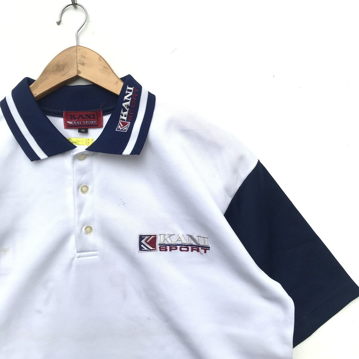 Karl Kani × Vintage vintage KARL KANI Polo Tee big logo T-Shirt Size Large Size US L / EU 52-54 / 3 - 5 Thumbnail
