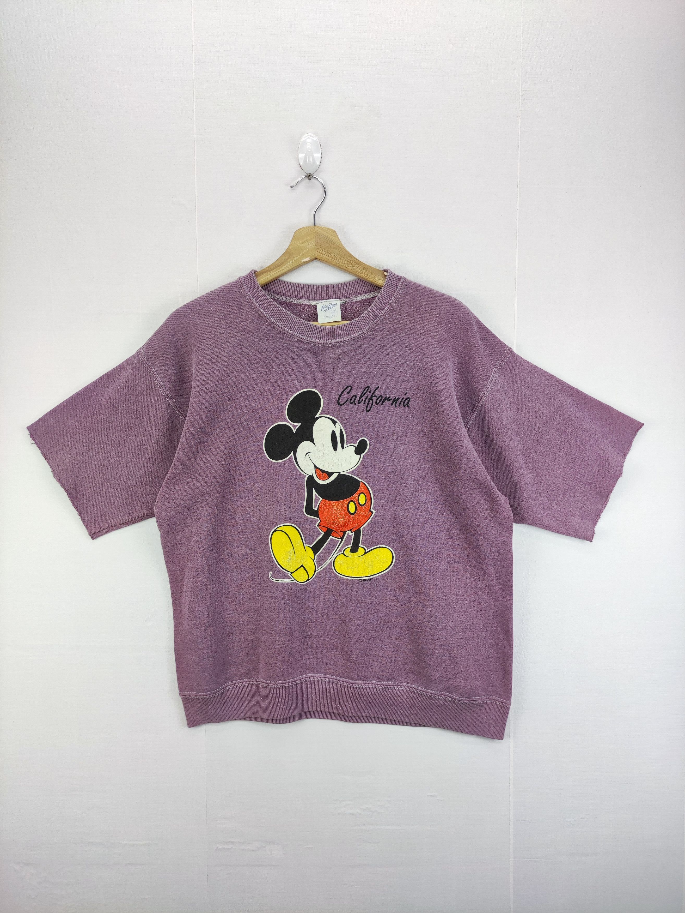 Cartoon Network Vintage 90s Disney Mickey Mouse Sweatshirt Cut Off Size US M / EU 48-50 / 2 - 1 Thumbnail