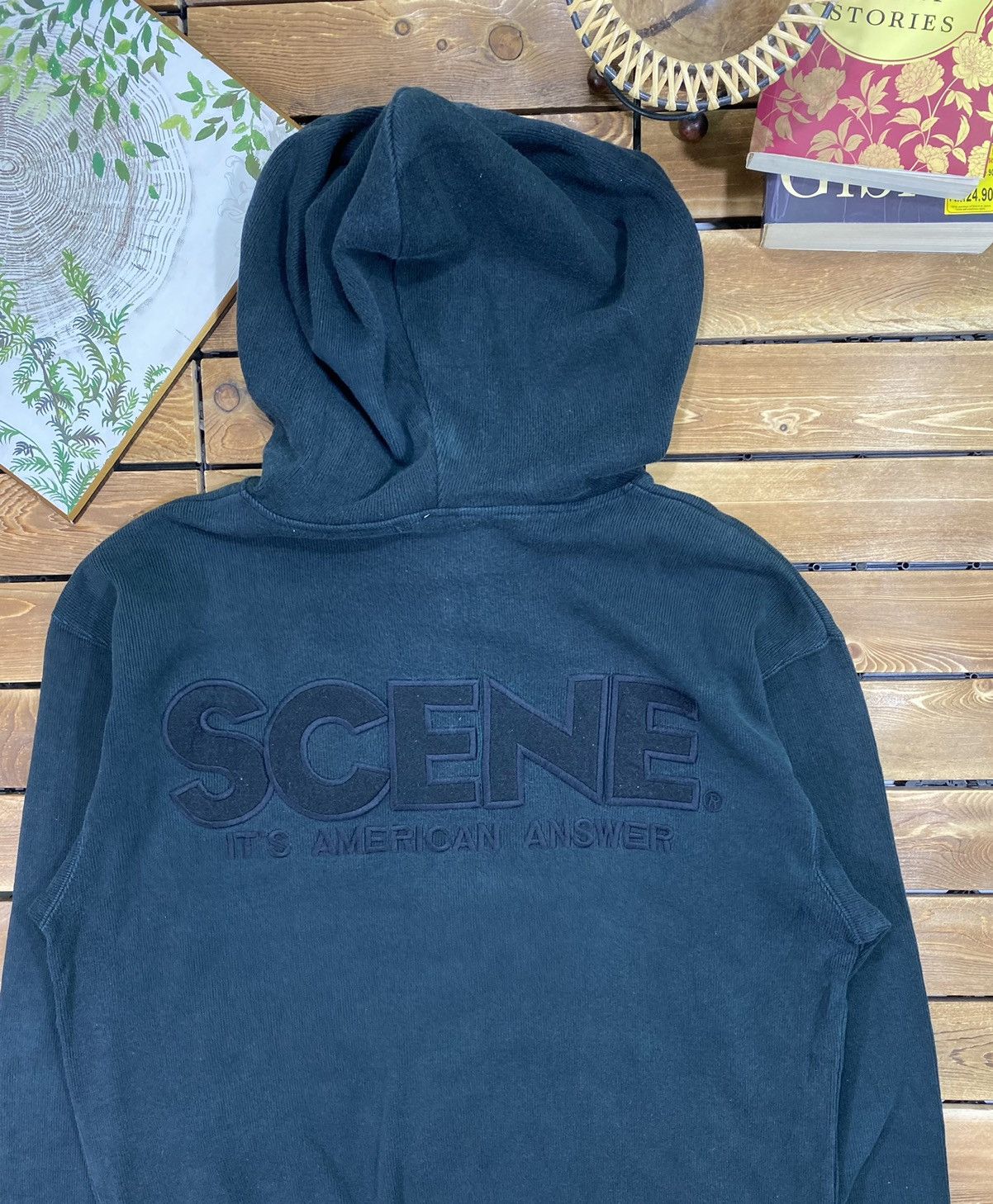 Japanese Brand × Vintage Vintage America Flavor Its America Answer Scene Hoodie L Size US L / EU 52-54 / 3 - 10 Thumbnail