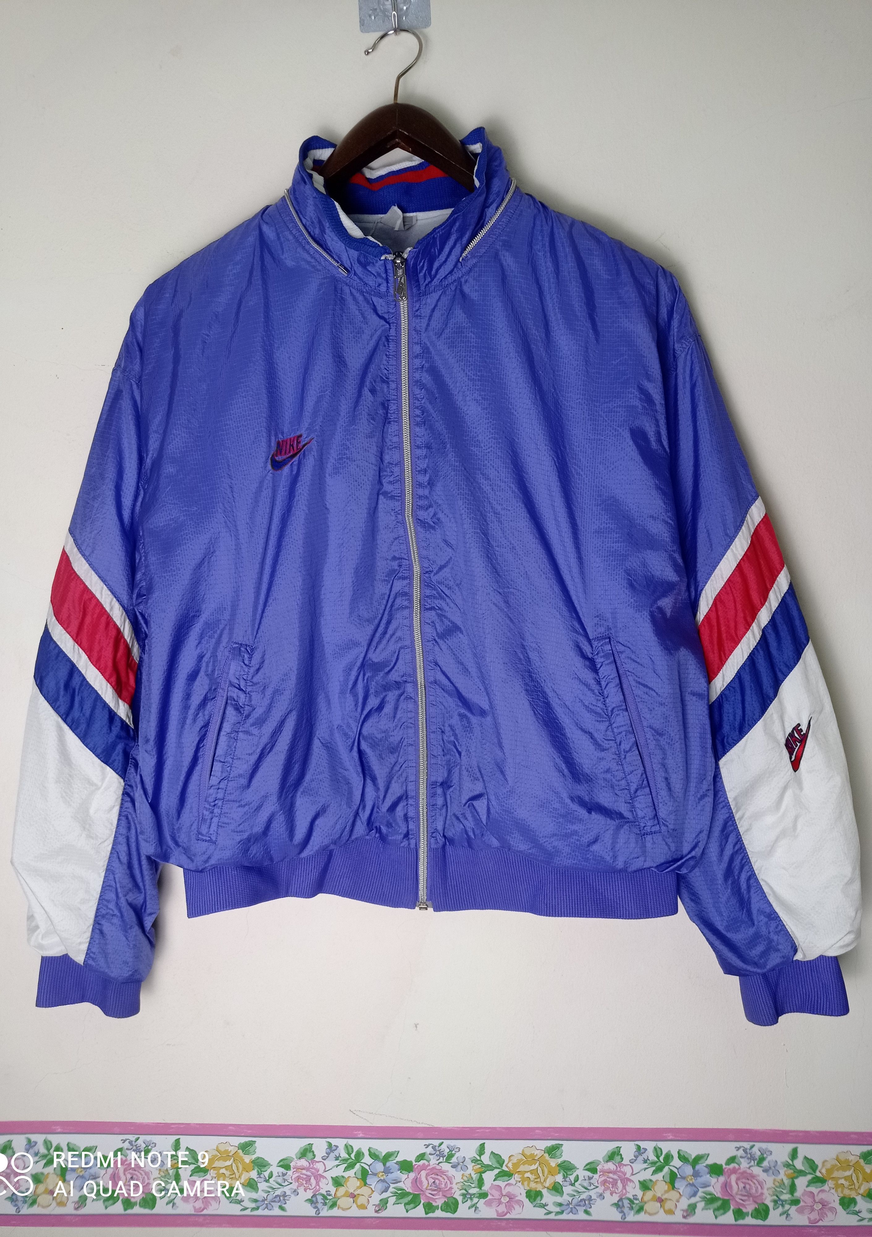 Nike × Vintage 90s Vintage Nike multicolour jacket Size US M / EU 48-50 / 2 - 1 Thumbnail