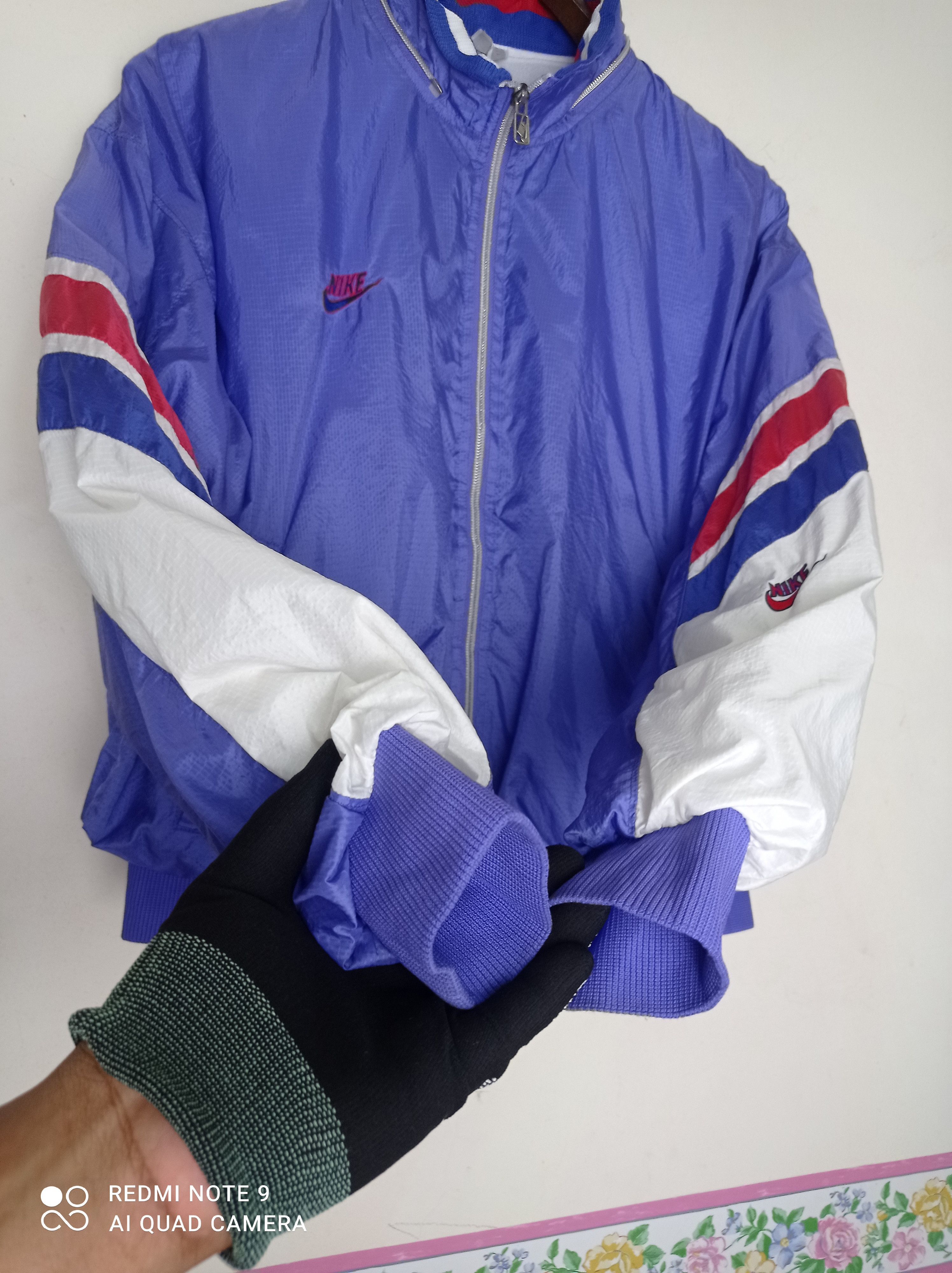 Nike × Vintage 90s Vintage Nike multicolour jacket Size US M / EU 48-50 / 2 - 10 Thumbnail